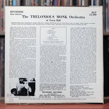 Load image into Gallery viewer, Thelonious Monk Orchestra - At Town Hall - 1959 Riverside - VG/VG++
