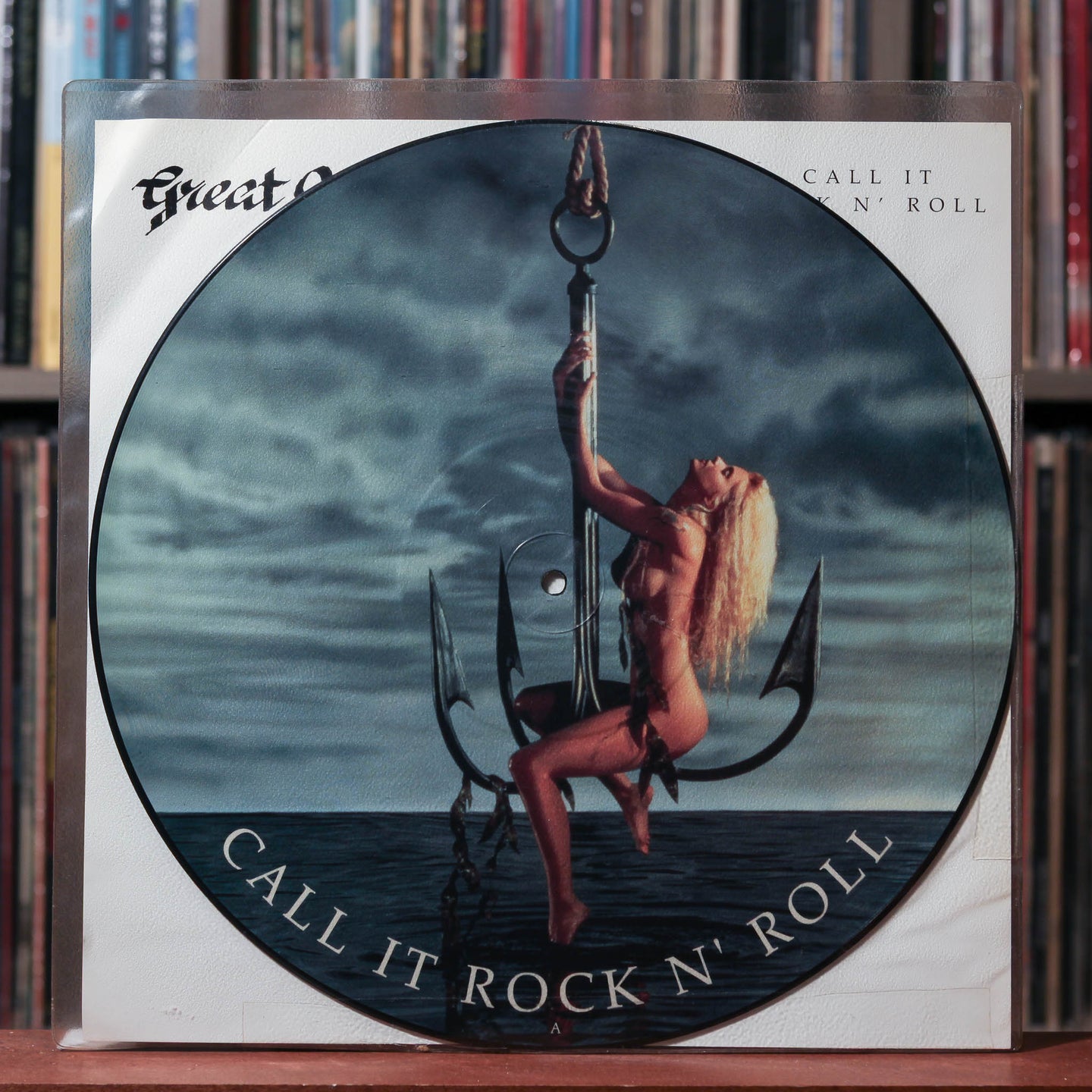 Great White - Call It Rock'N'Roll - UK PICTURE DISC 1991 Capitol Records, EX/EX