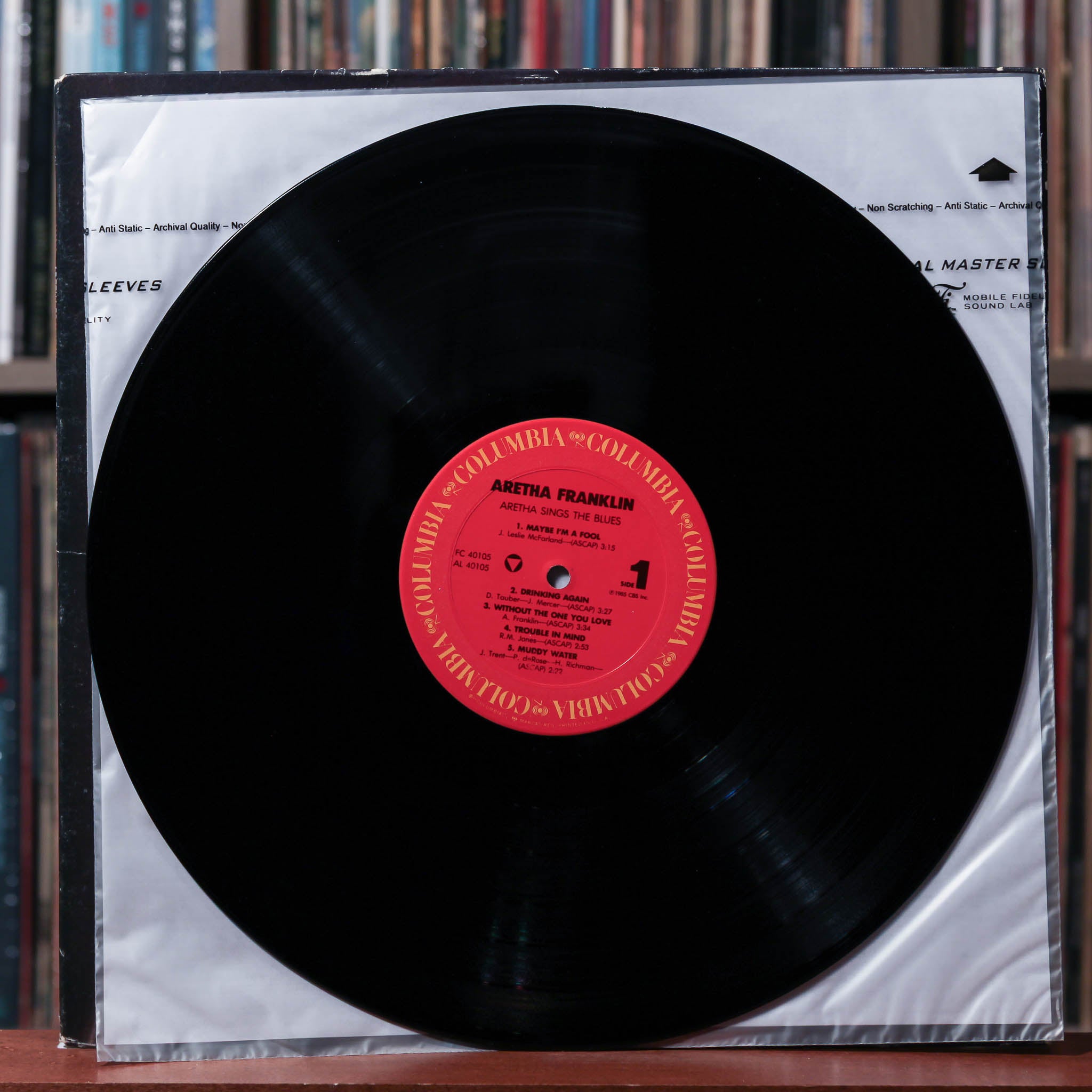 Aretha Franklin - Aretha Sings The Blues - 1985 Columbia, VG/VG+
