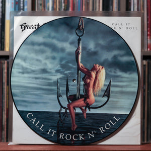 Great White - Call It Rock'N'Roll - UK PICTURE DISC 1991 Capitol Records, EX/EX