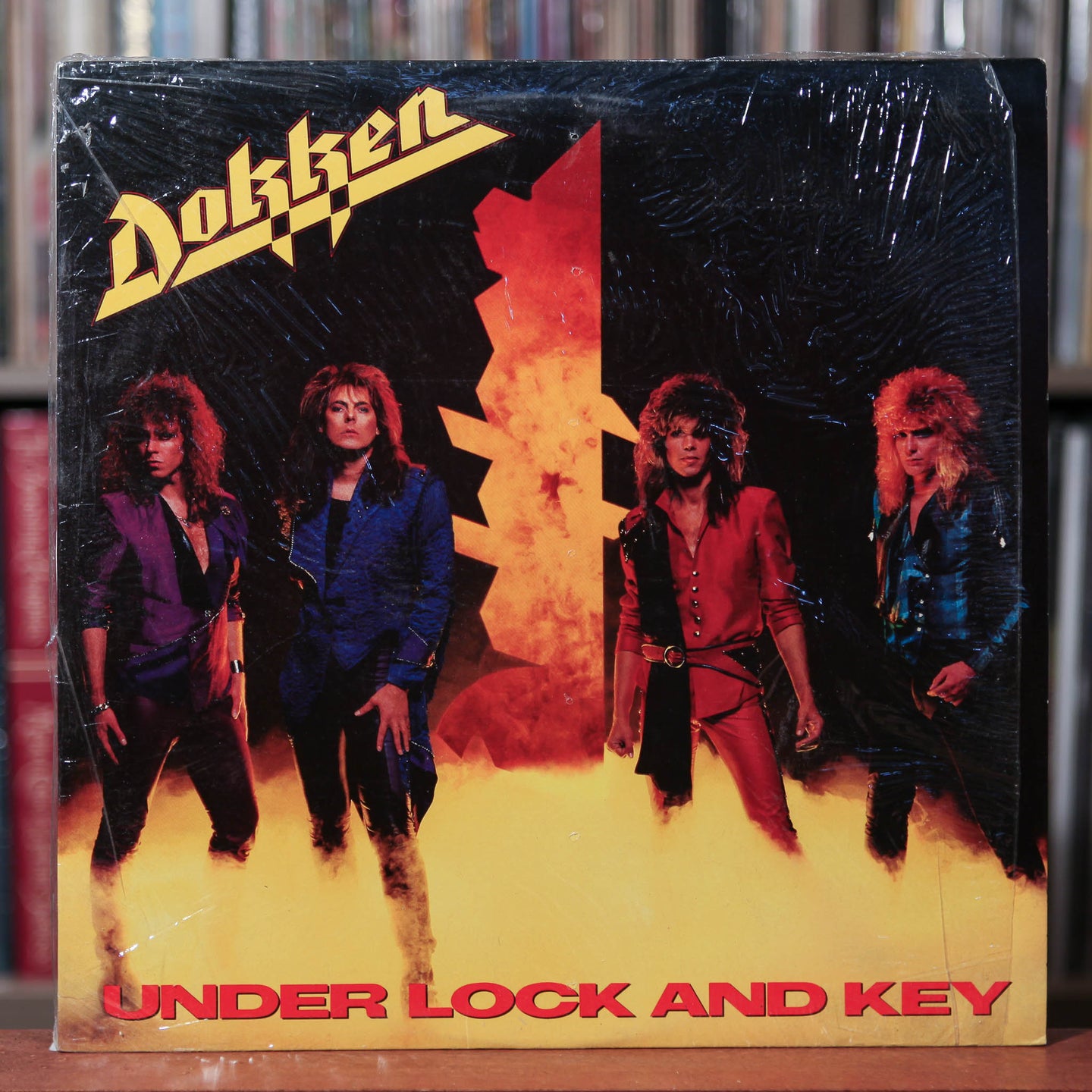 Dokken - Under Lock And Key - 1985 Elektra, VG+/VG+ w/Shrink