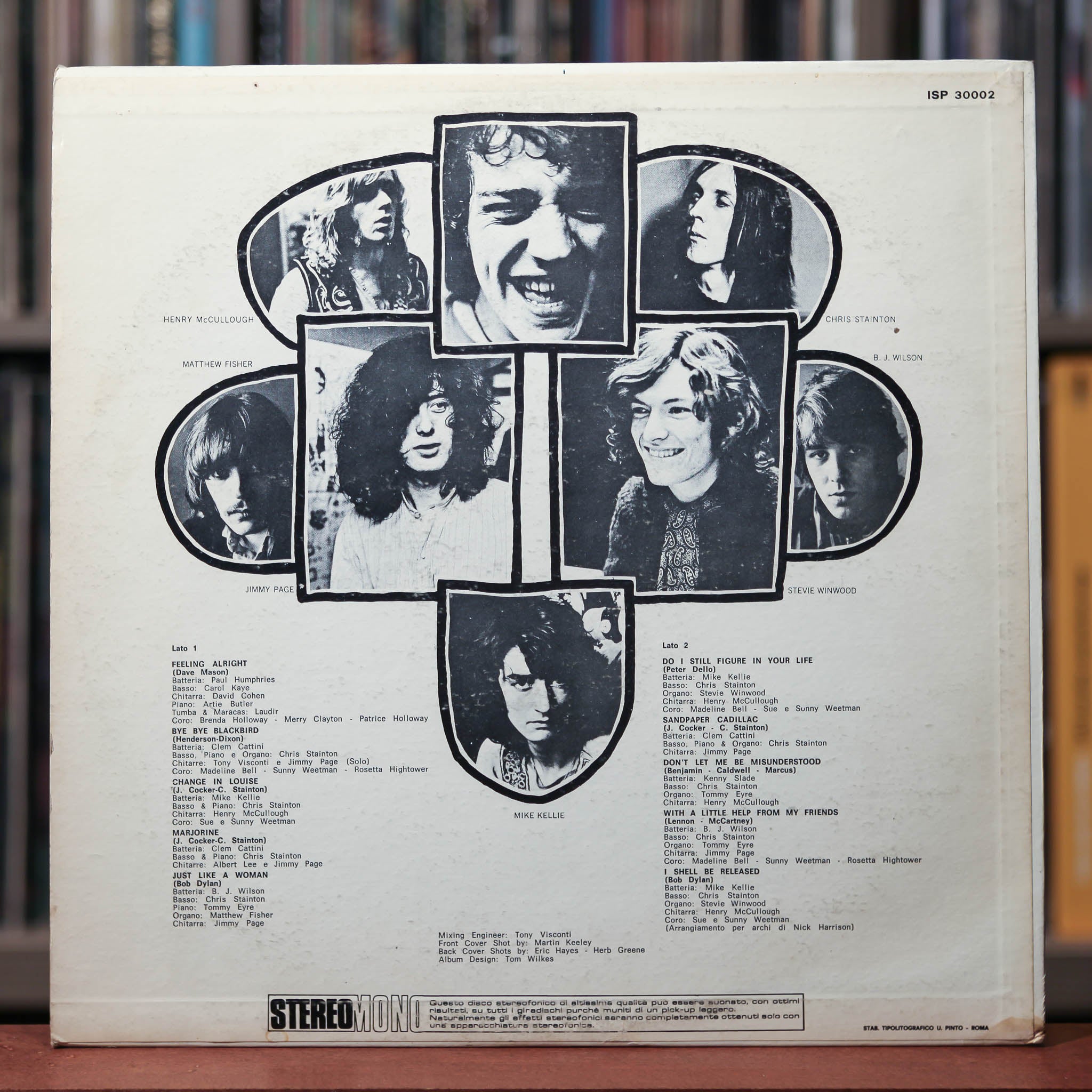 Joe Cocker - With A Little Help From My Friends - Italian Import - 197