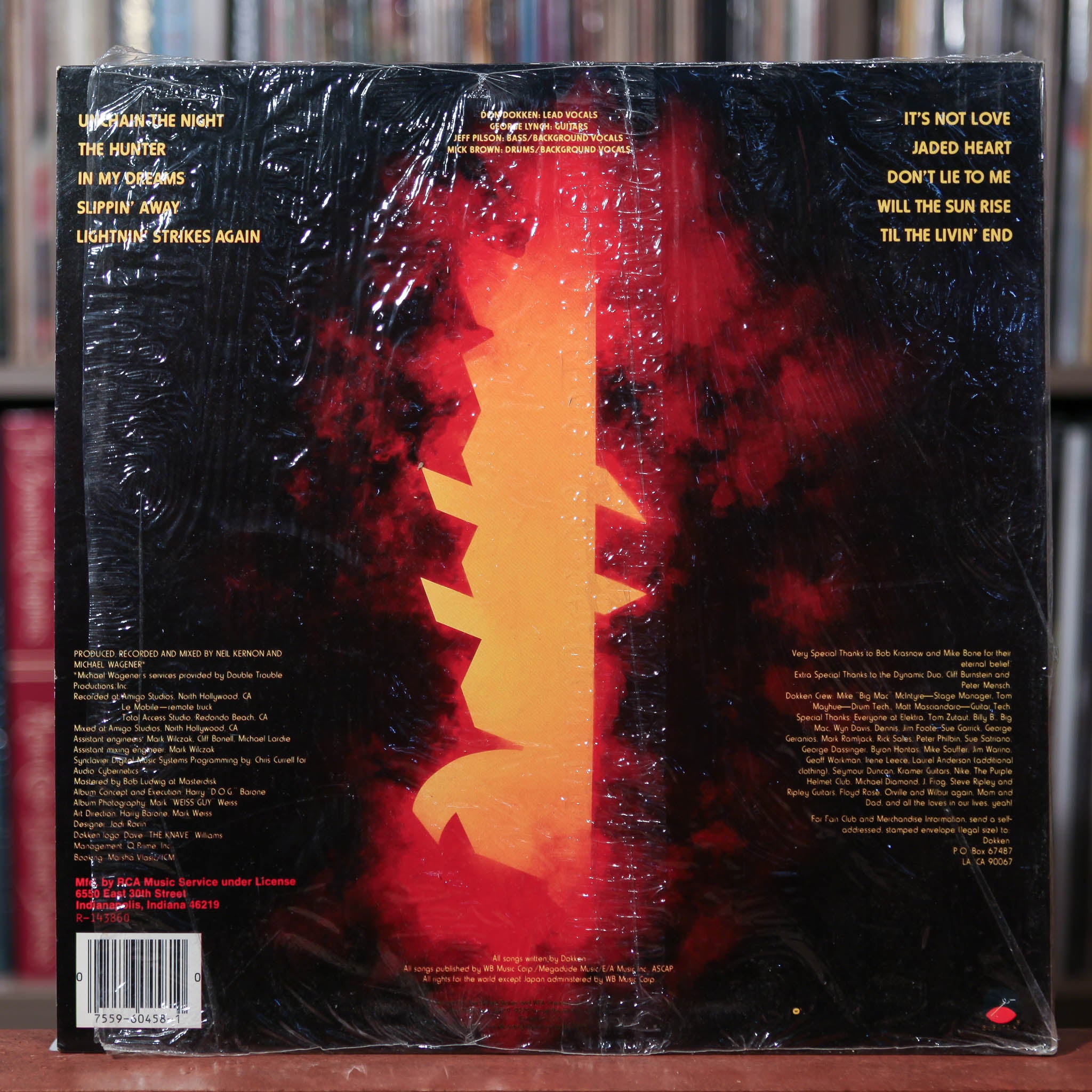 Dokken - Under Lock And Key - 1985 Elektra, VG+/VG+ w/Shrink