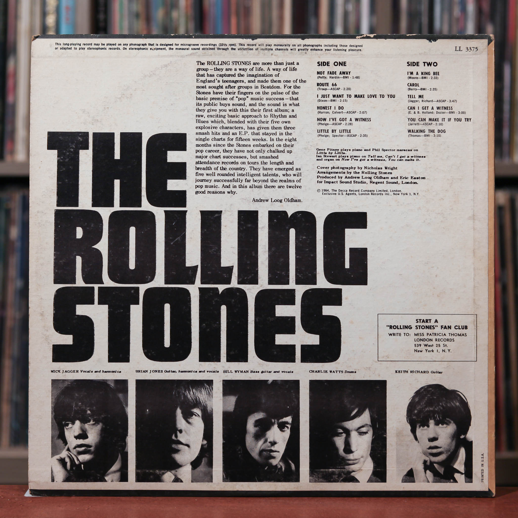 The Rolling Stones - England's Newest Hit Makers - Mono - 1964 London