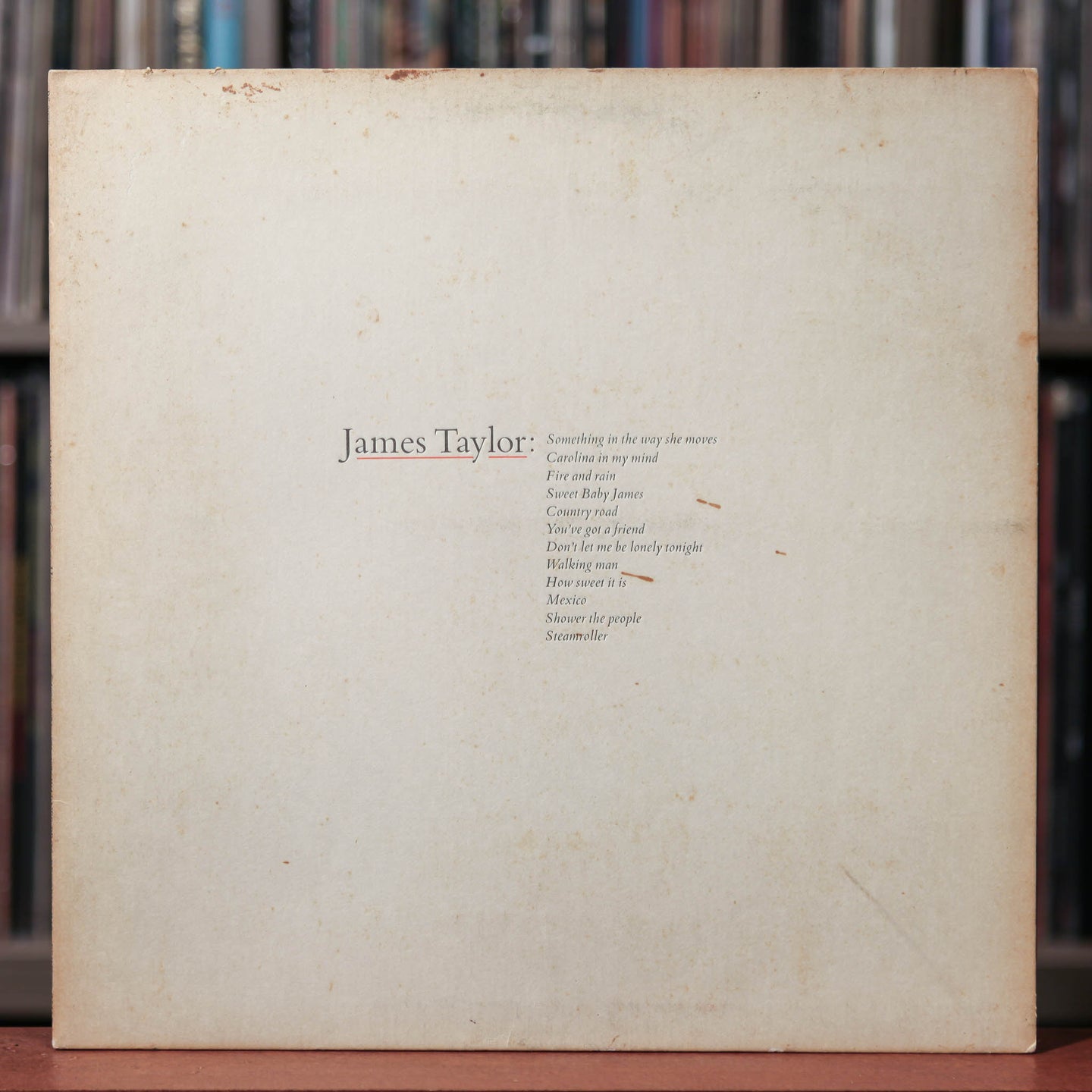 James Taylor - Greatest Hits - 1976 Warner Bros, VG+/VG+