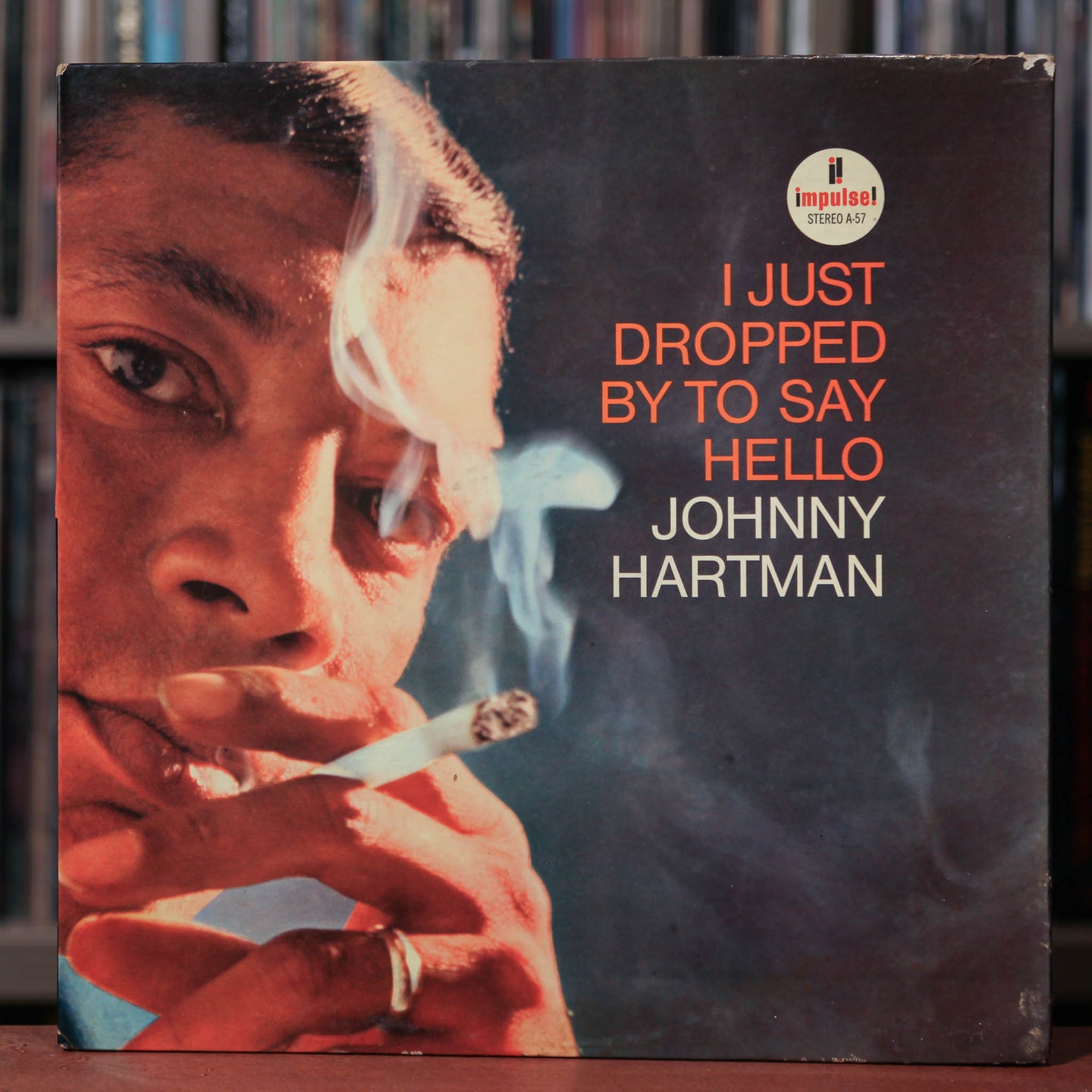 Johnny Hartman - I Just Dropped By To Say Hello - 1972 Impulse!, VG+/VG