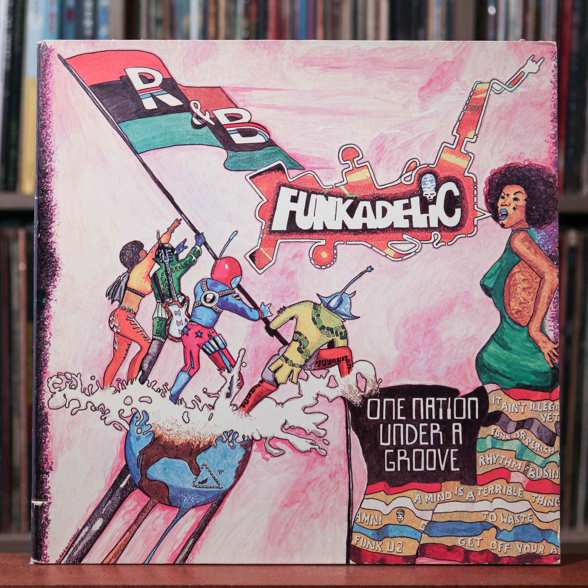 未開封 Funkadelic One Nation Under A Groove vintage-vinyl-records-
