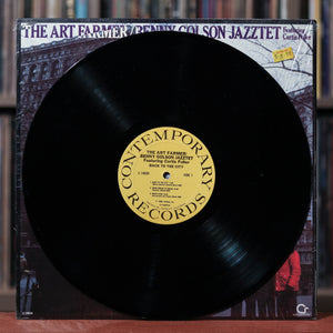 The Art Farmer/Benny Golson Jazztet Featuring Curtis Fuller - Back To The City- 1986 Contemporary, EX/EX w/Shrink