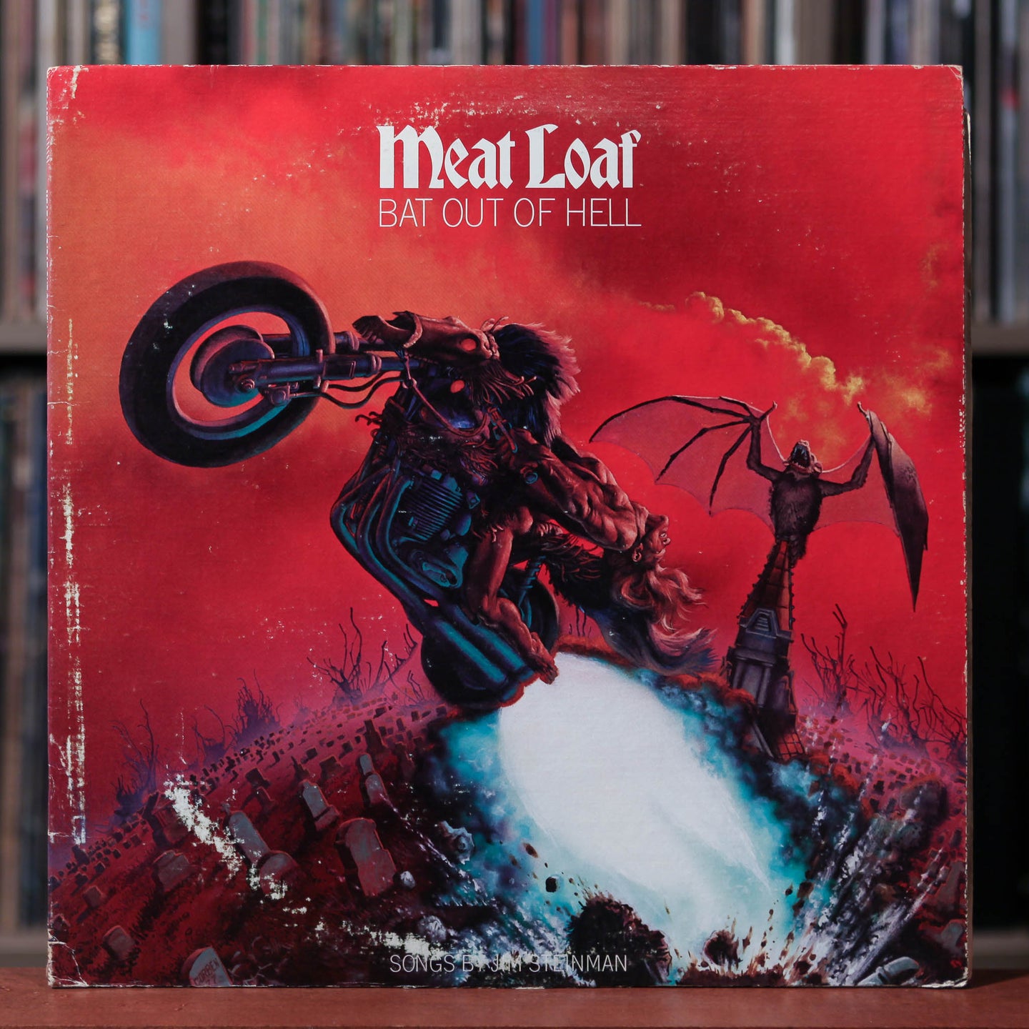 Meatloaf - Bat Out Of Hell - 1970's Epic, VG Media