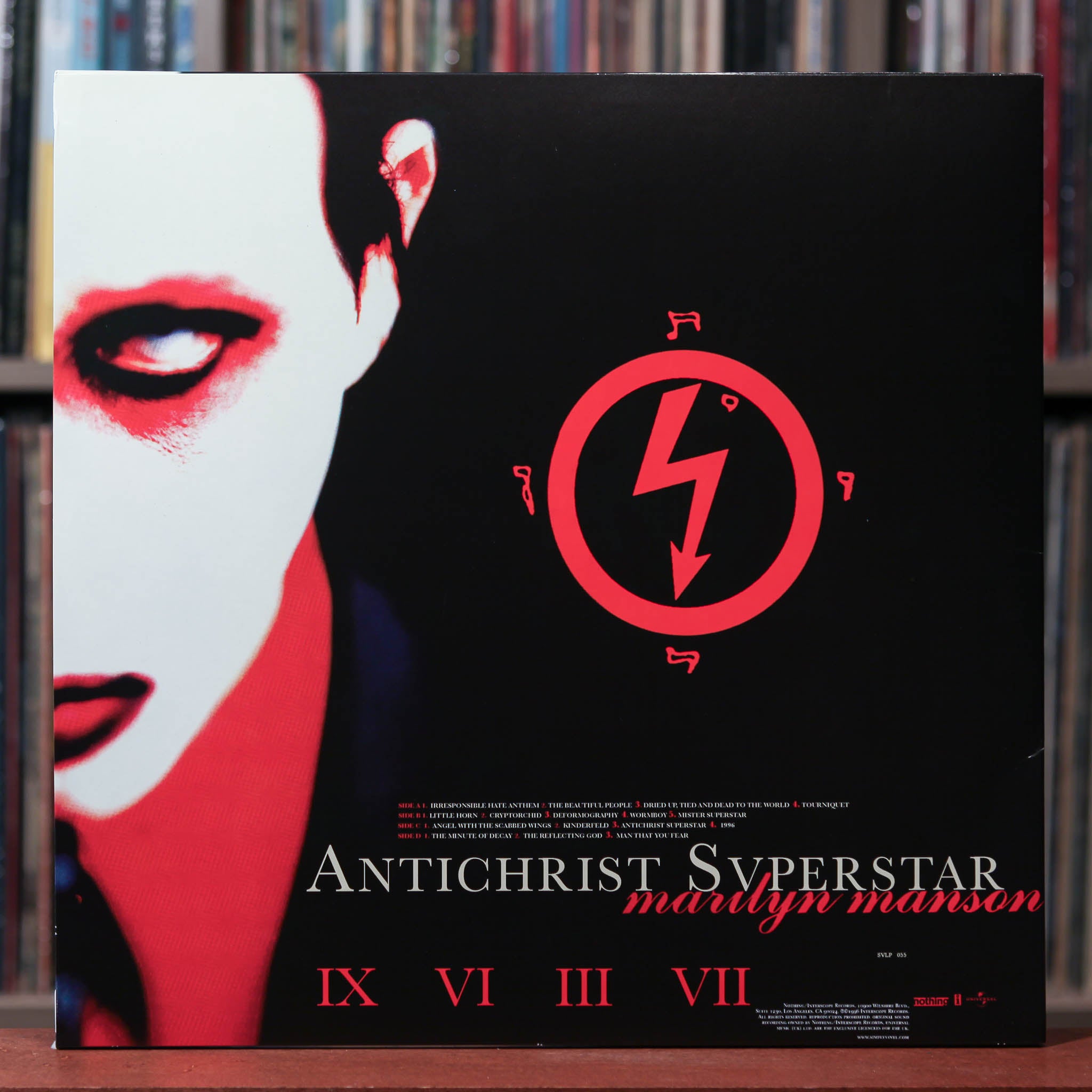 Marilyn Manson - Antichrist Superstar - 2LP PURPLE VINYL PRIVATE PRESS