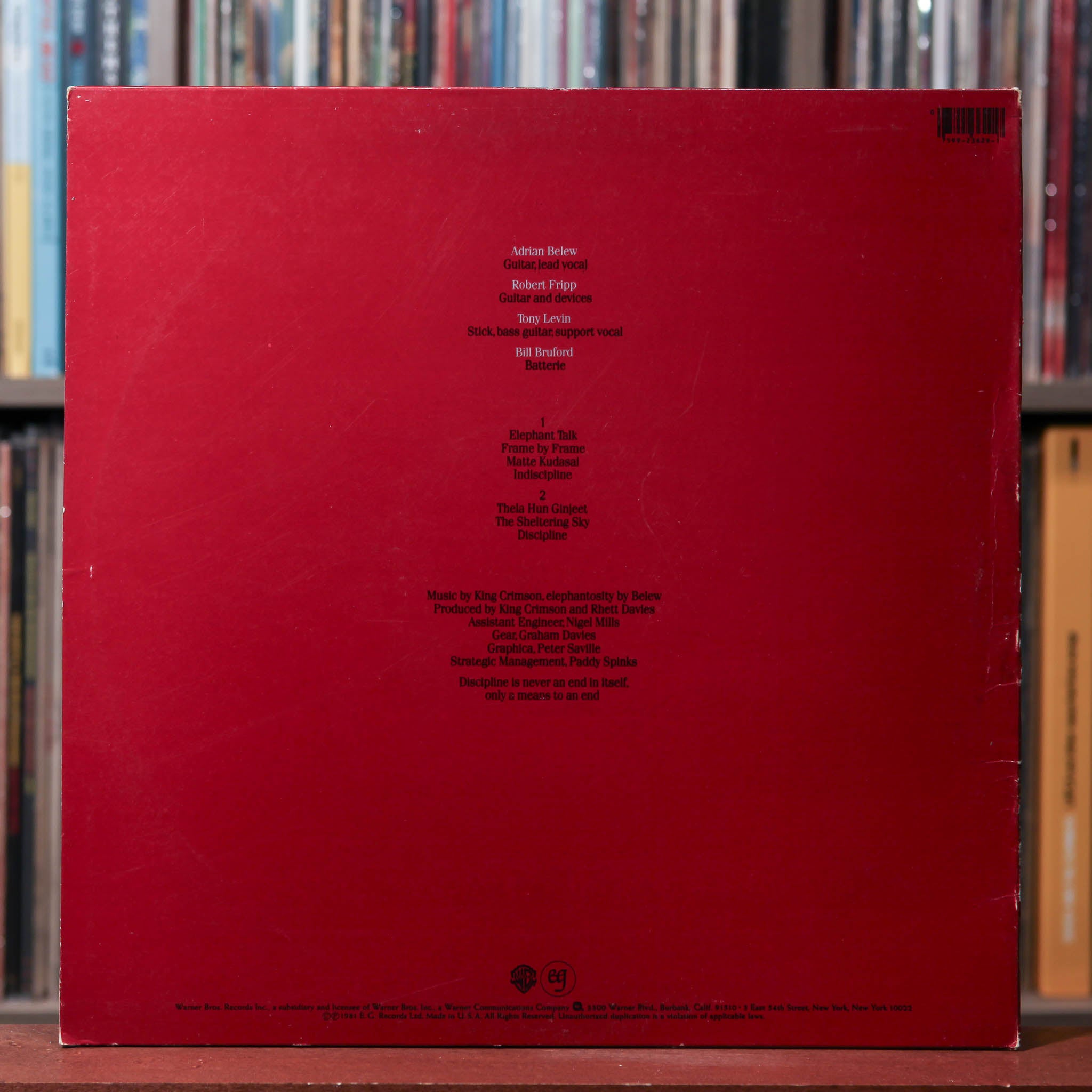 King Crimson Discipline レコード KING CRIMSON - Discipline - Amazon.com Music
