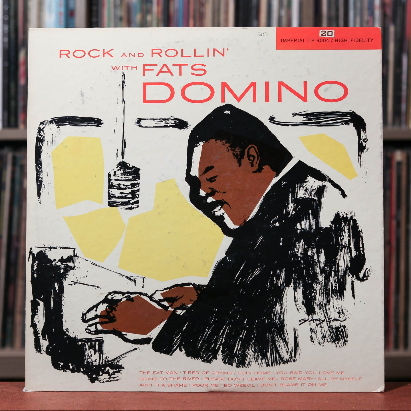 Fats Domino - Rock And Rollin' With Fats Domino - 1956 Imperial, VG+/VG+