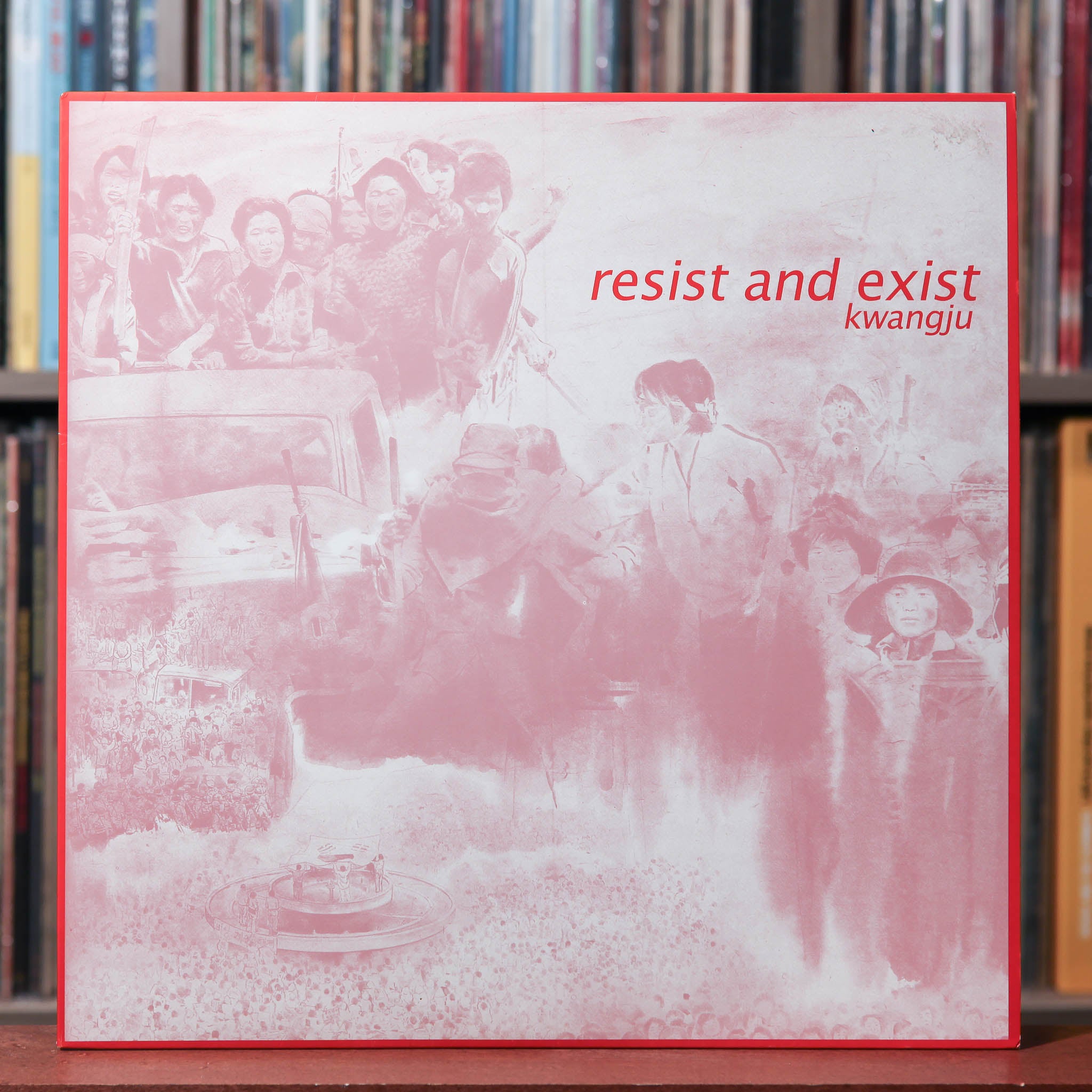 Resist And Exist - Kwangju - TRANS RED W/ INSERTS 2000 Tribal War Reco