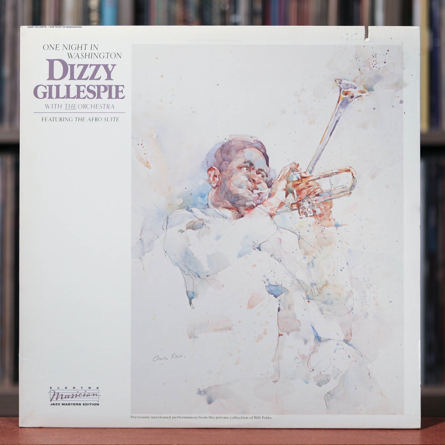Dizzy Gillespie - One Night In Washington - 1983 Elektra Musician, VG+/VG+