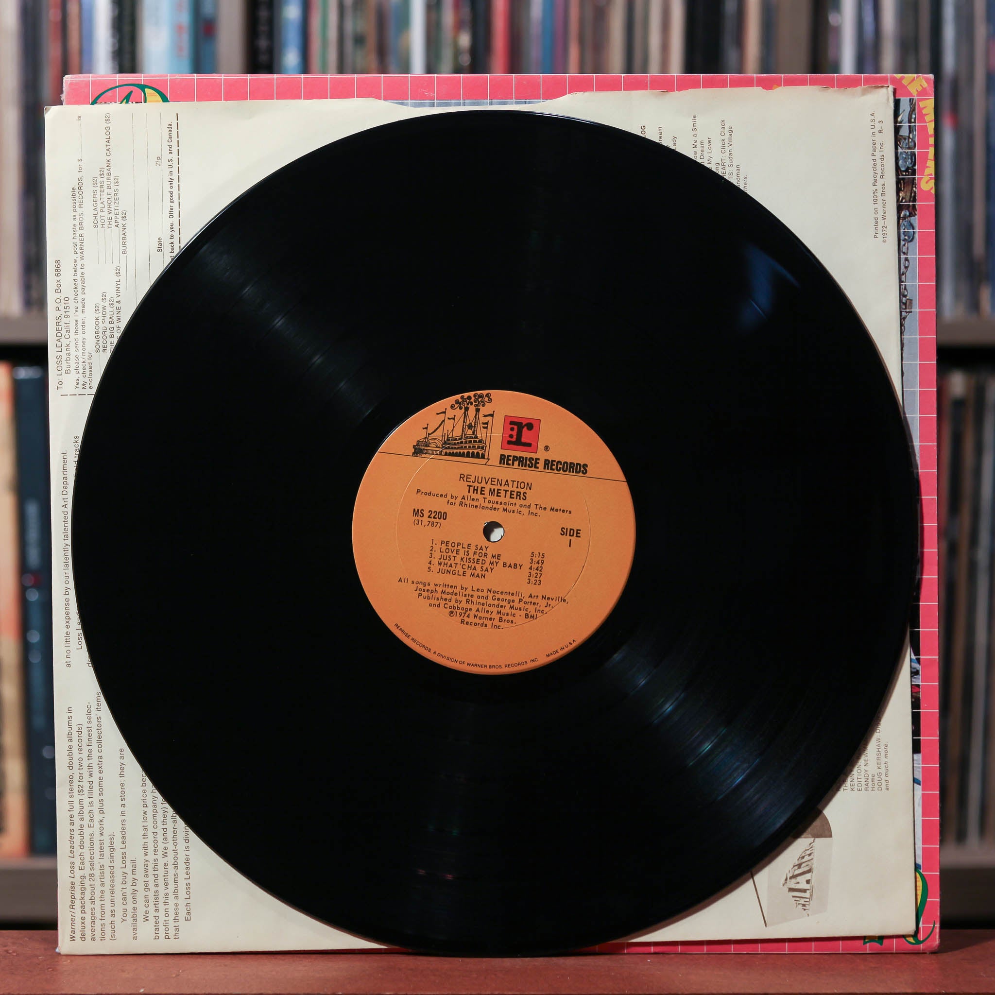 The Meters - Rejuvenation - 1974 Reprise Records, VG+/VG+