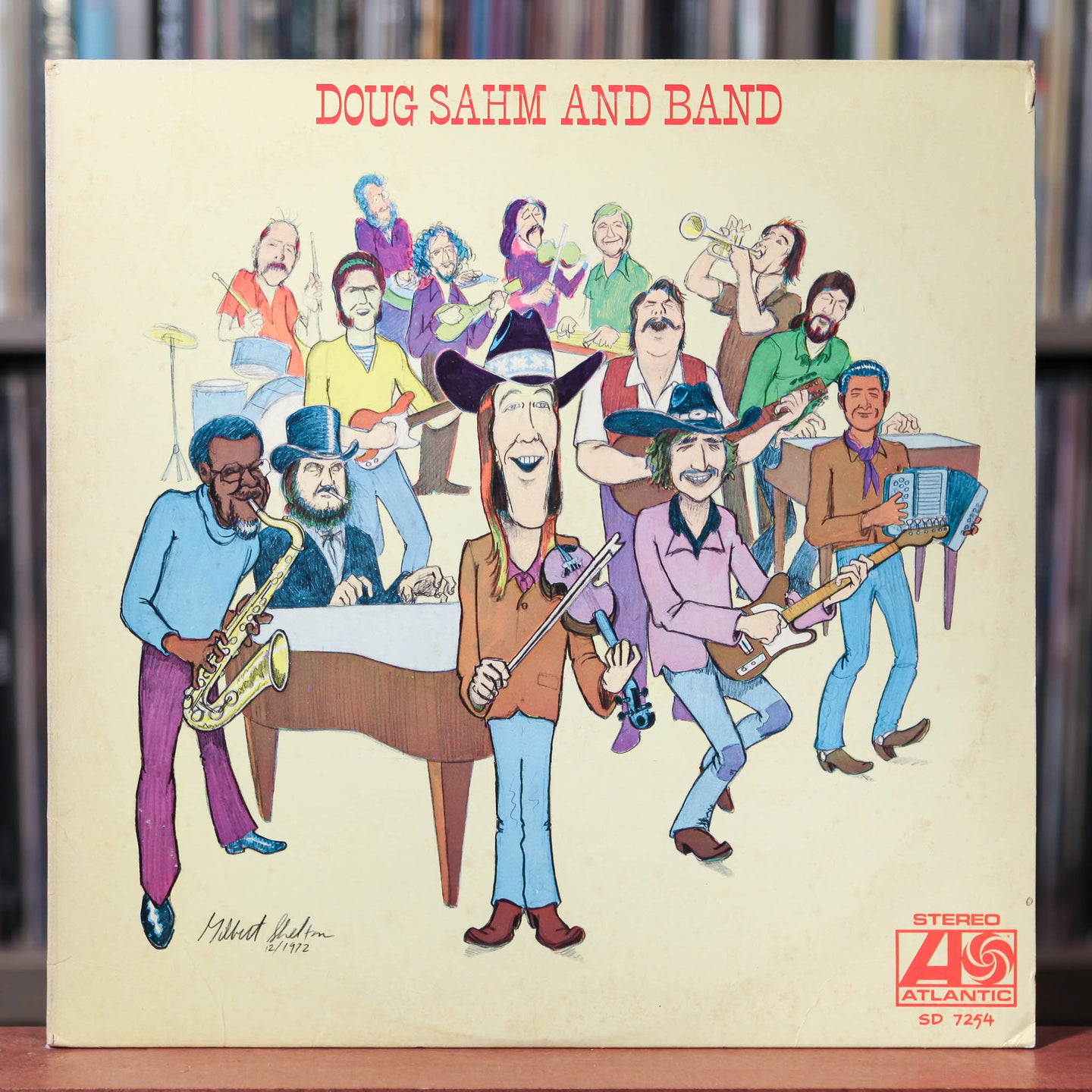 Doug Sahm And Band - Self-Titled - 1973 Atlantic, VG/VG