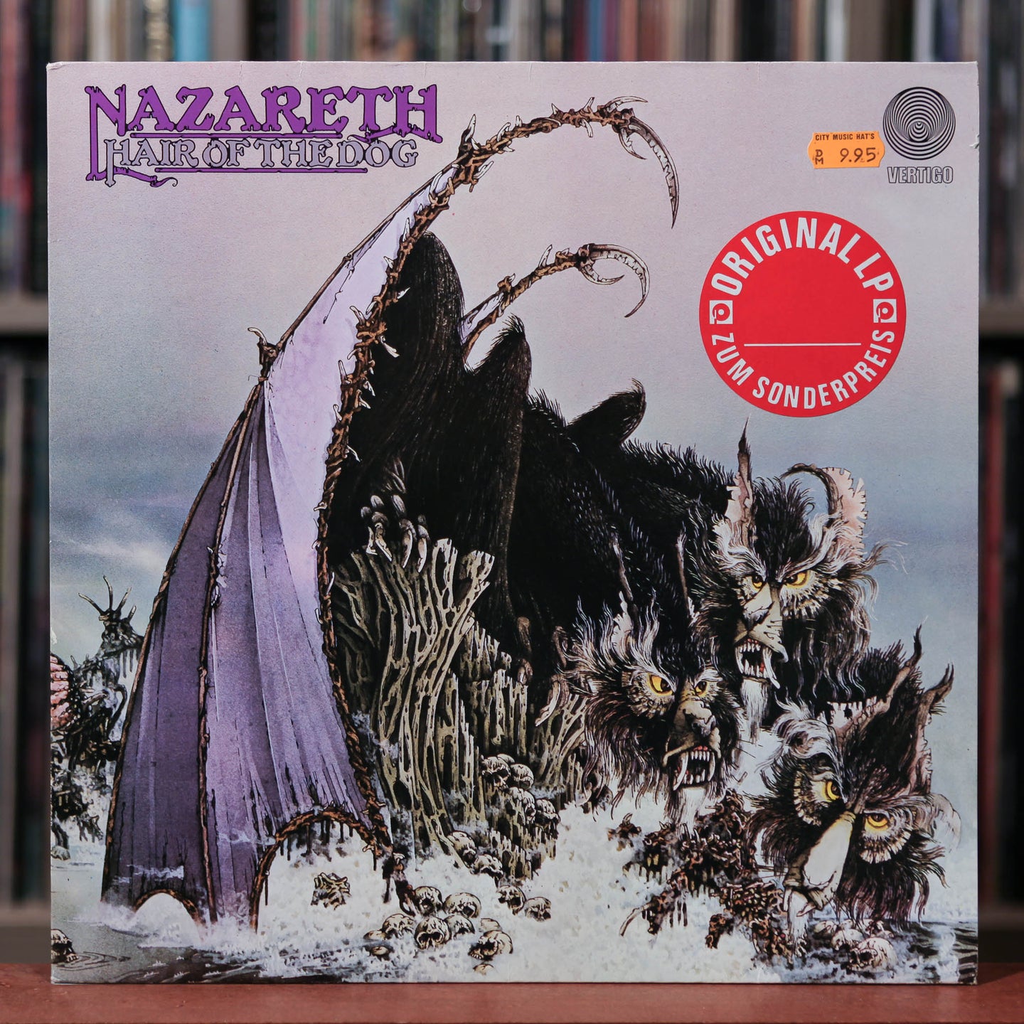 Nazareth - Hair Of The Dog - 1975 Vertigo GEMA Germany, VG+/VG+