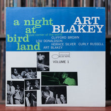 Load image into Gallery viewer, Art Blakey - A Night at Birdland Vol 1 - Mono - 1985 Blue Note, EX/EX
