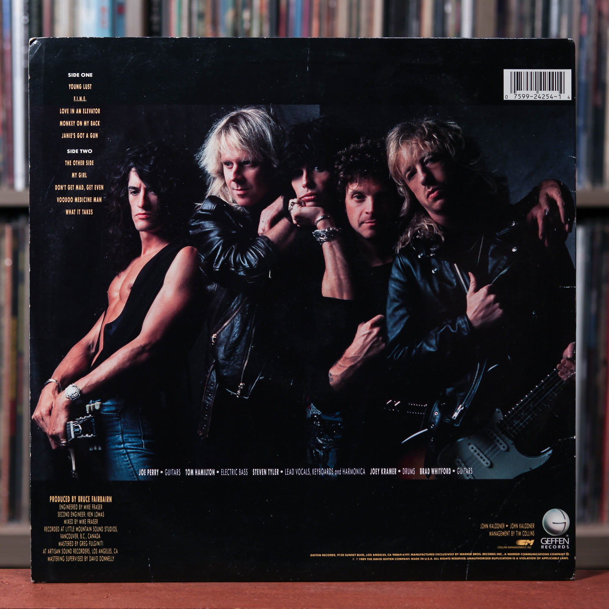 Aerosmith - Pump - 1989 Geffen Records, VG+/VG+