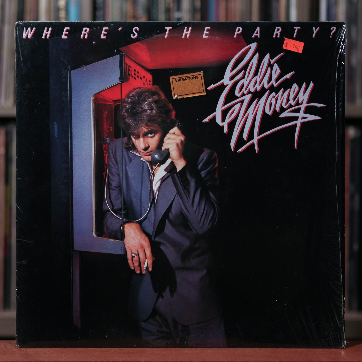 Eddie Money - Where's The Party? - 1983 Columbia, EX/EX w/Shrink