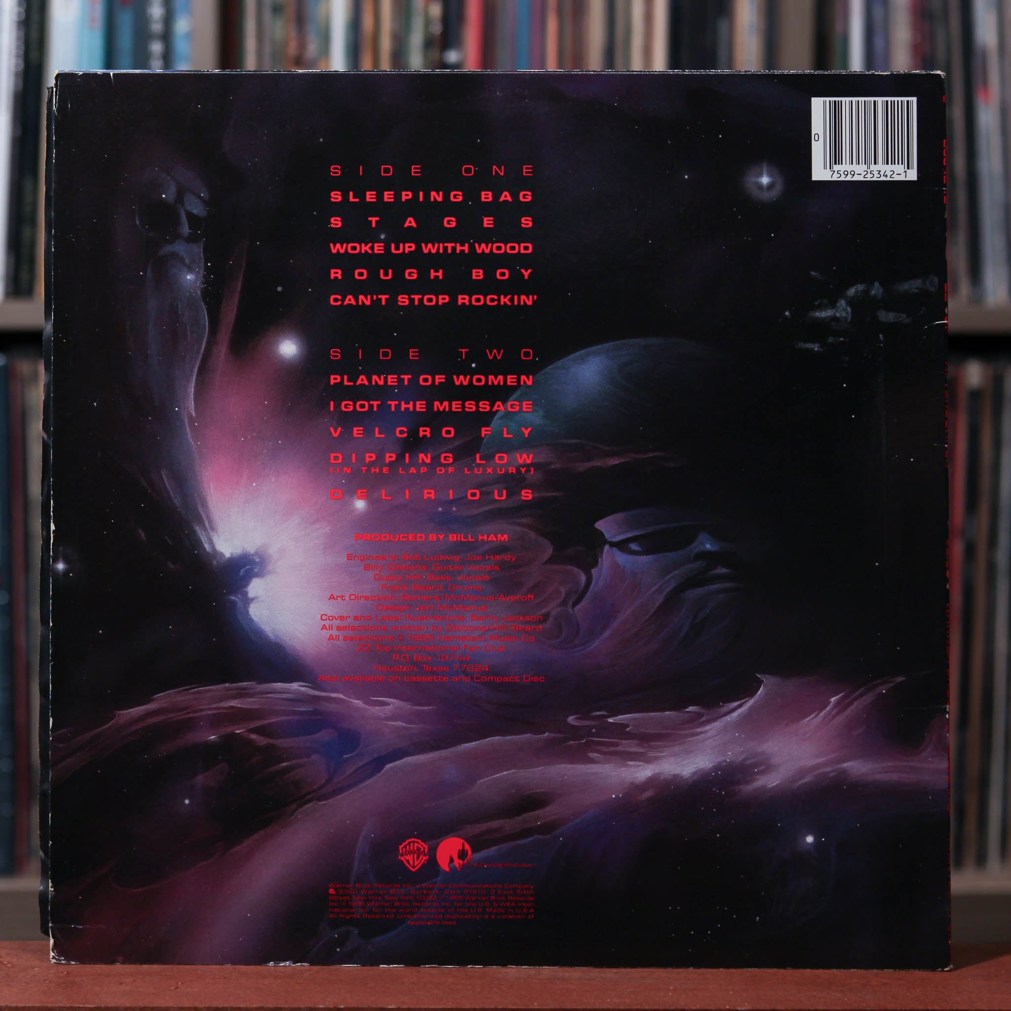 ZZ Top - Afterburner - 1985 Warner Bros. Records, VG/VG