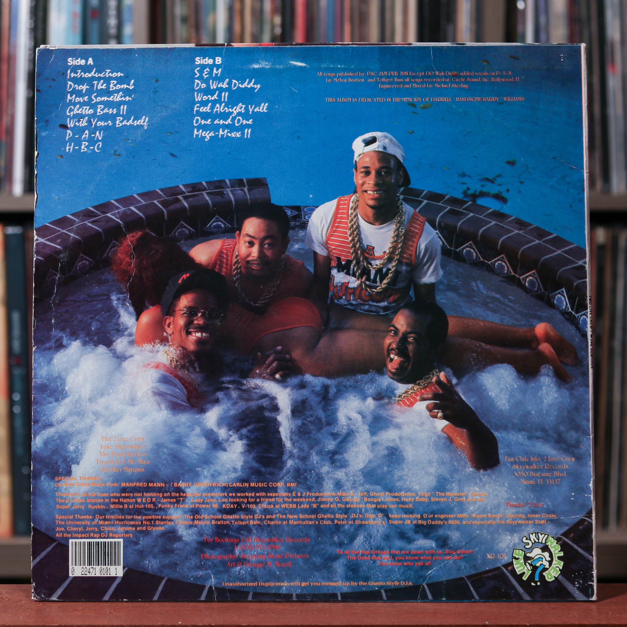 The 2 Live Crew - Move Somthin' - 1988 Luke Skyywalker Records, VG+/VG