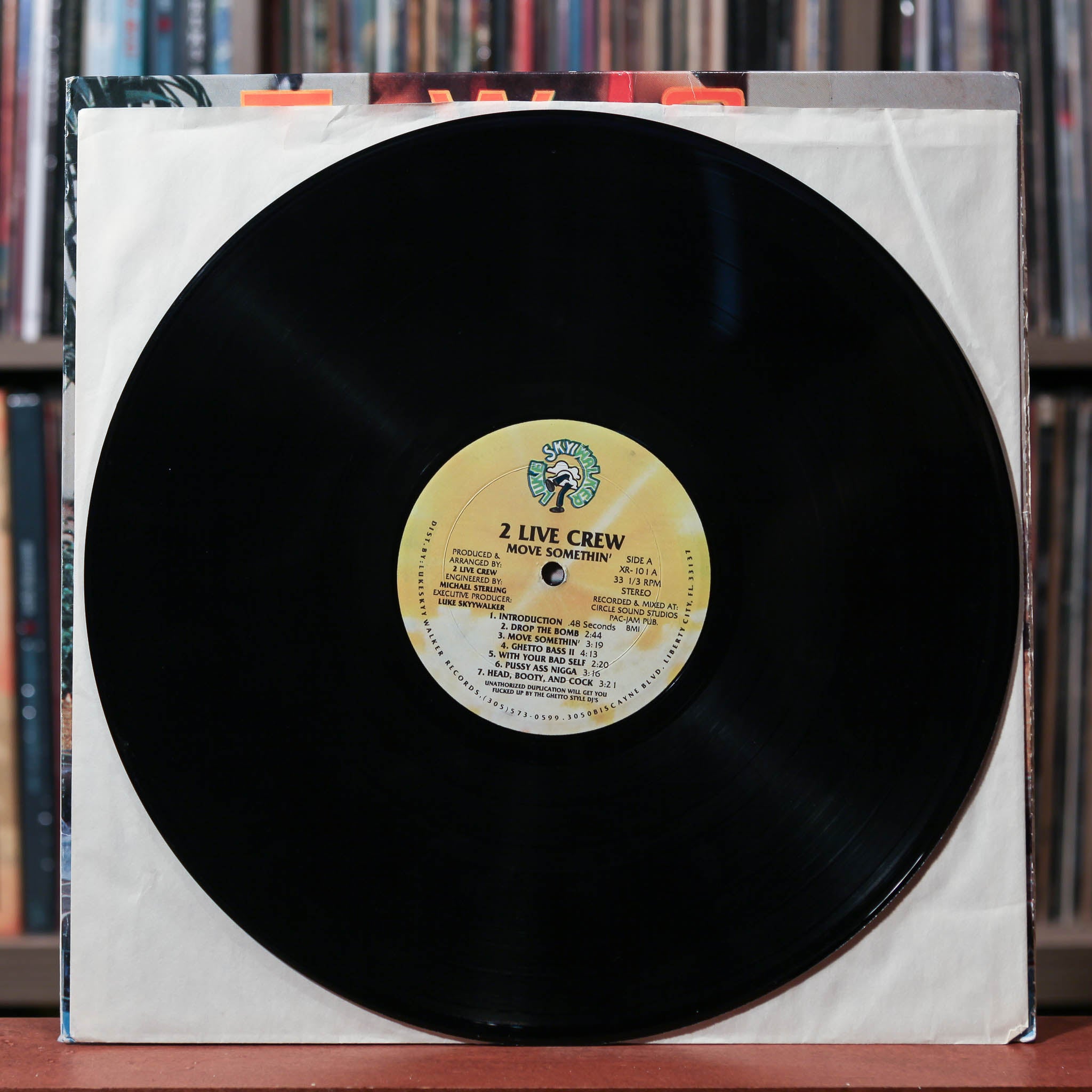 The 2 Live Crew - Move Somthin' - 1988 Luke Skyywalker Records, VG+/VG