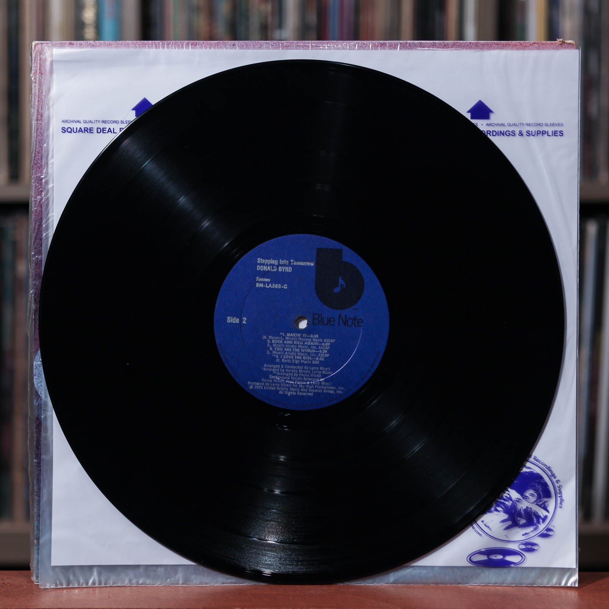 洋楽 DONALD BYRD / STEPPIN INTO TOMMORROW LP Donald Byrd - Stepping Into Tomorrow (Classic Vinyl) - Blue