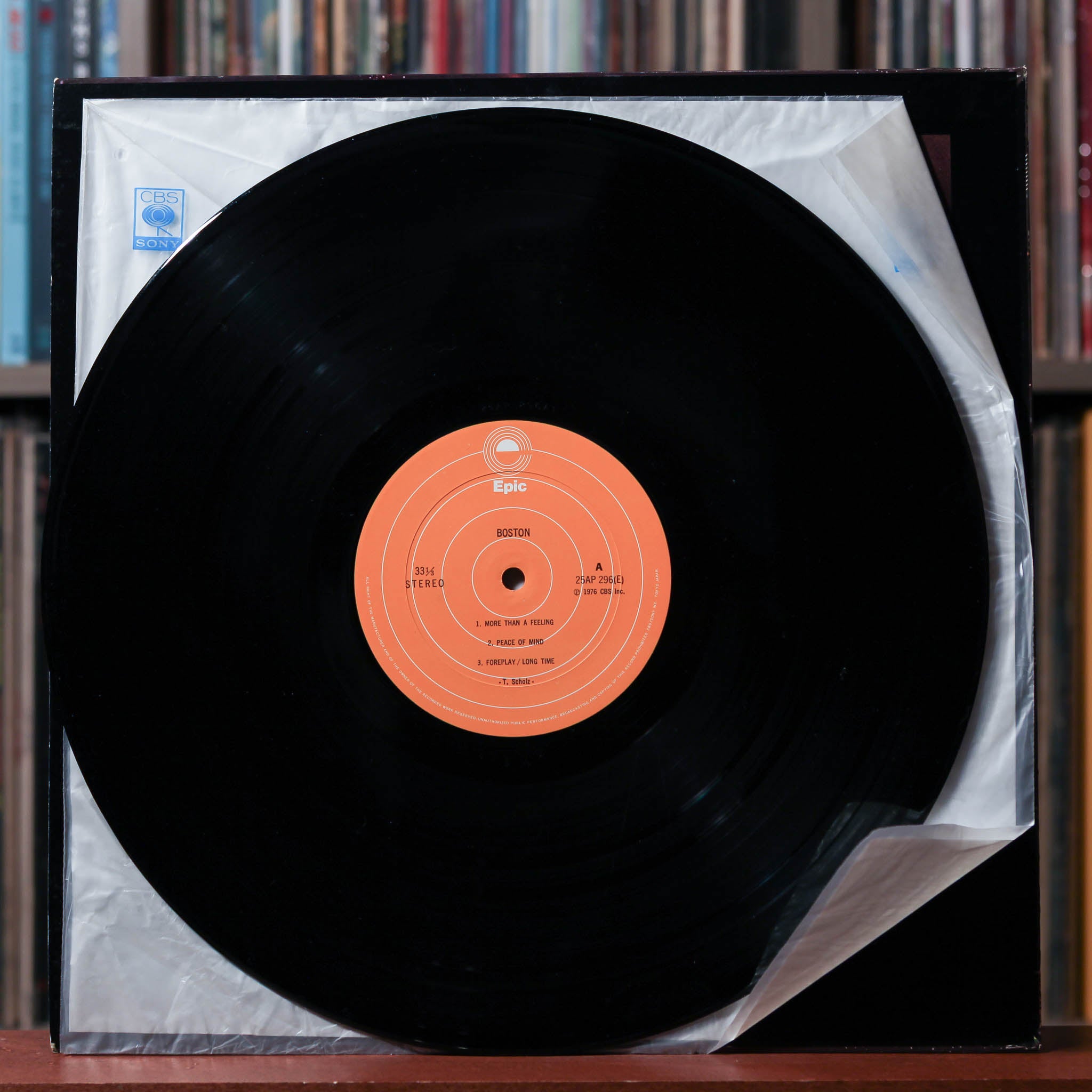 Boston - Boston - JAPAN W/ INSERT 1976 Epic, EX/VG