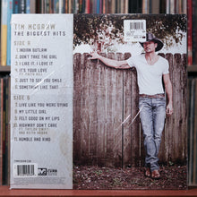 Load image into Gallery viewer, Tim McGraw - The Biggest Hits - ARCTIC BLUE vinyl 2022 McGraw Music, SEALED
