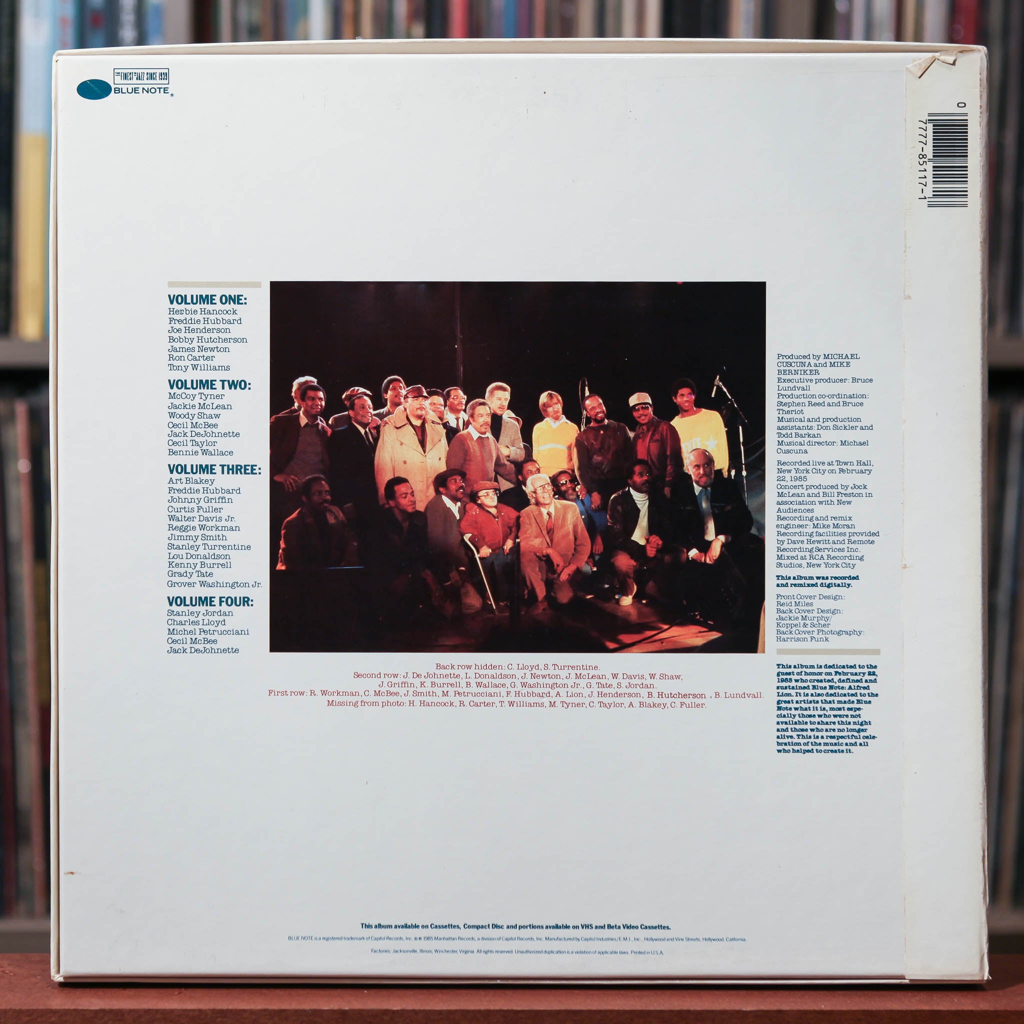【4LP BOX】One Night With Preserved ブルーノート Various - One Night With Blue Note Preserved - 4LP BOX W/ INSERTS 1985
