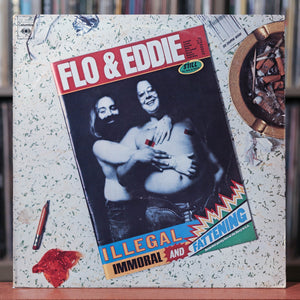 Flo & Eddie - Illegal, Immoral And Fattening - 1975 Columbia, VG/VG