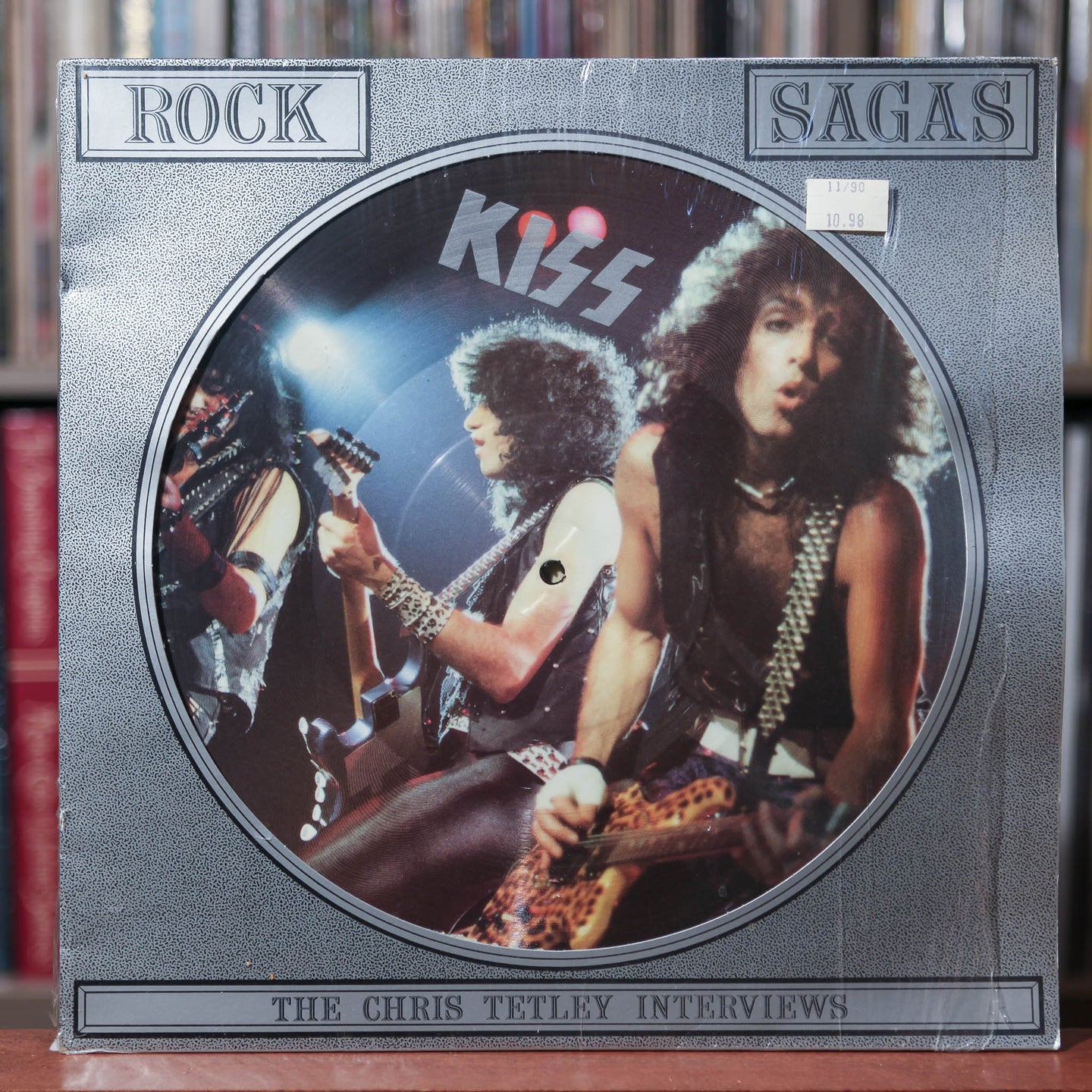 Kiss - The Chris Tetley Interviews - Picture Disc - 1987 Fotodisk, VG+