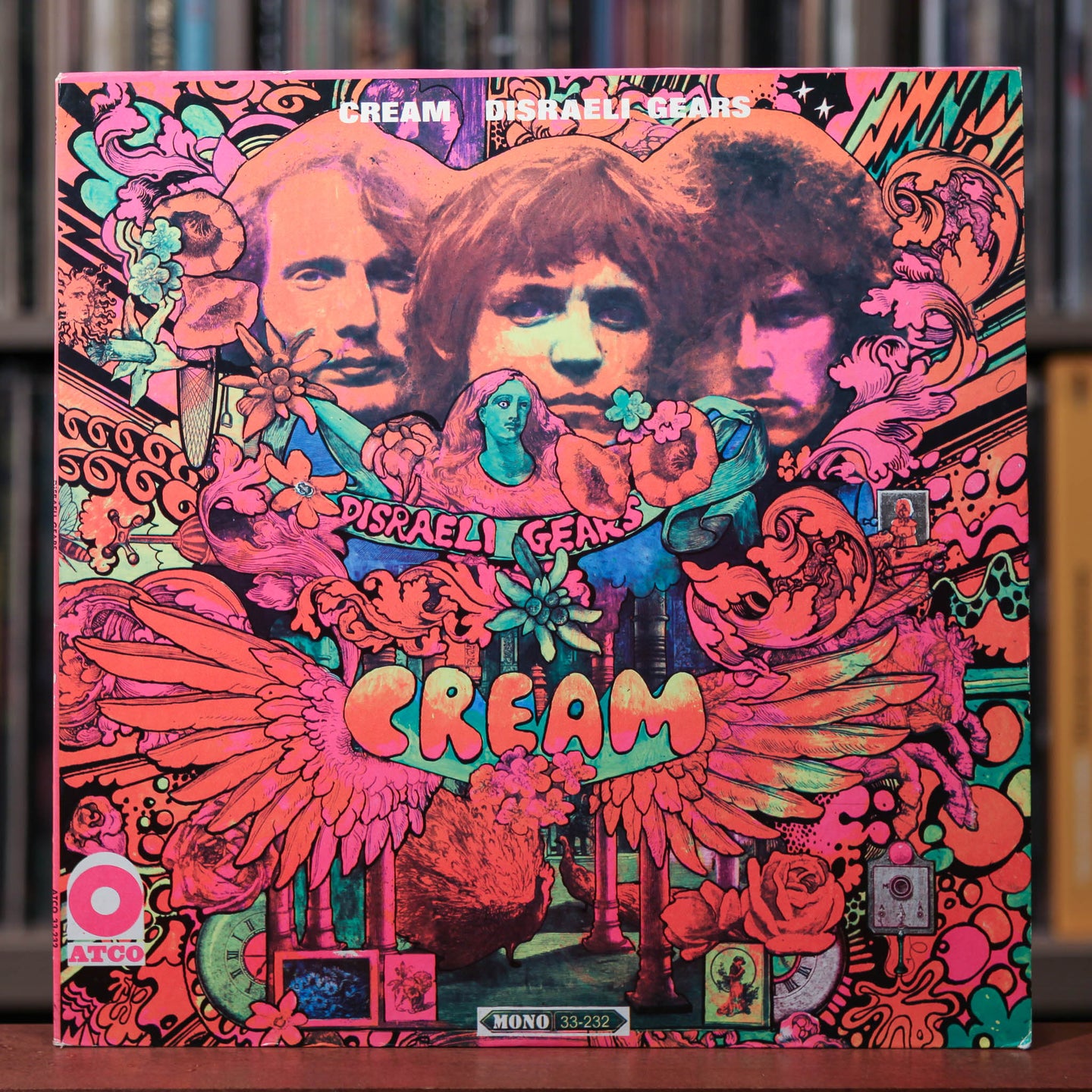 Cream - Disraeli Gears - Terre Haute MONO - 1967 ATCO, EX/VG+