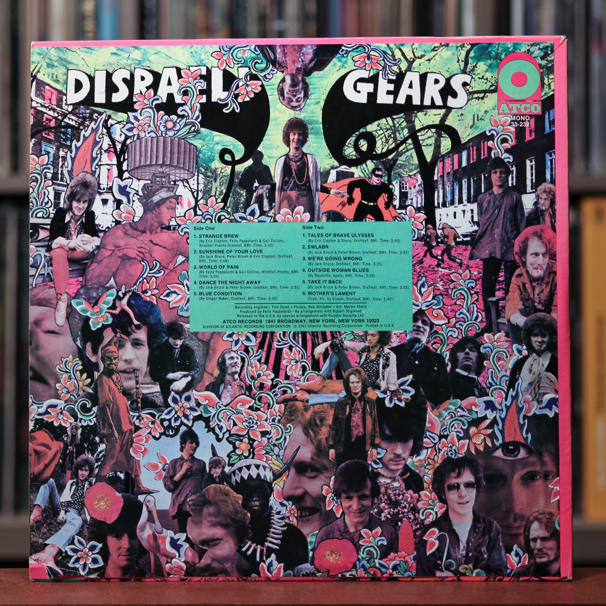 cream disraeli gears album Cream - Disraeli Gears - Terre Haute MONO