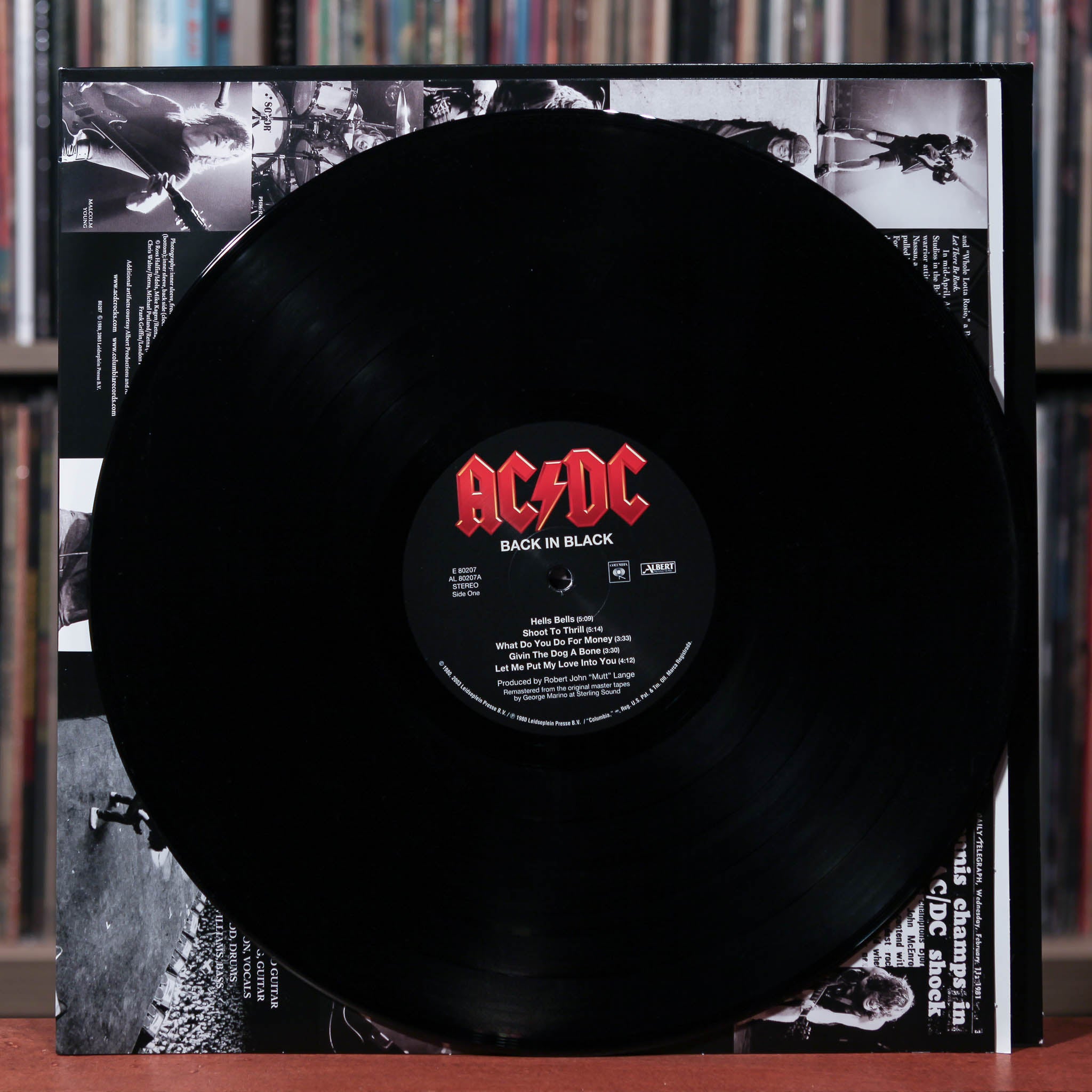 AC/DC - Back In Black - 2003 Columbia, VG+/EX