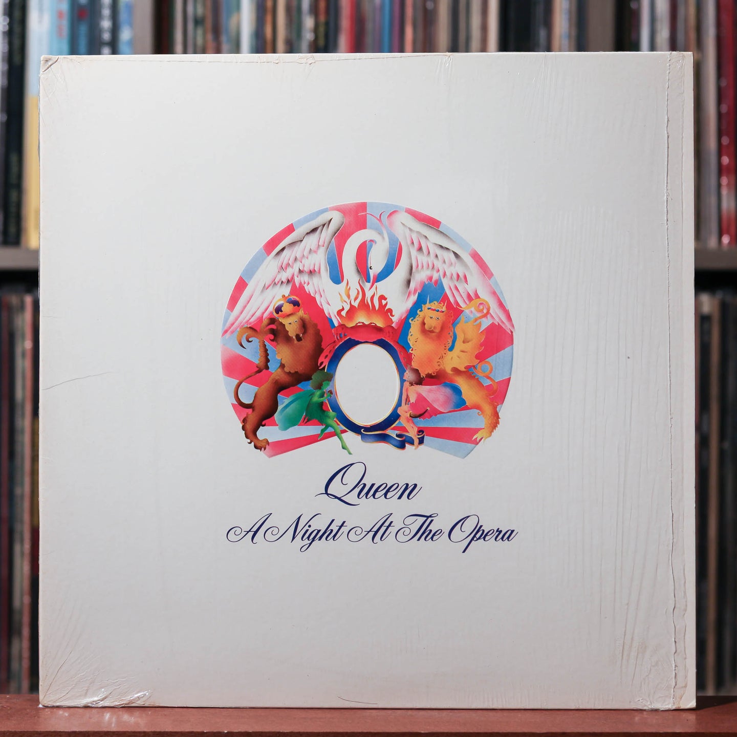 Queen - A Night At The Opera - RARE SHRINK 1975 Elektra, EX/VG+