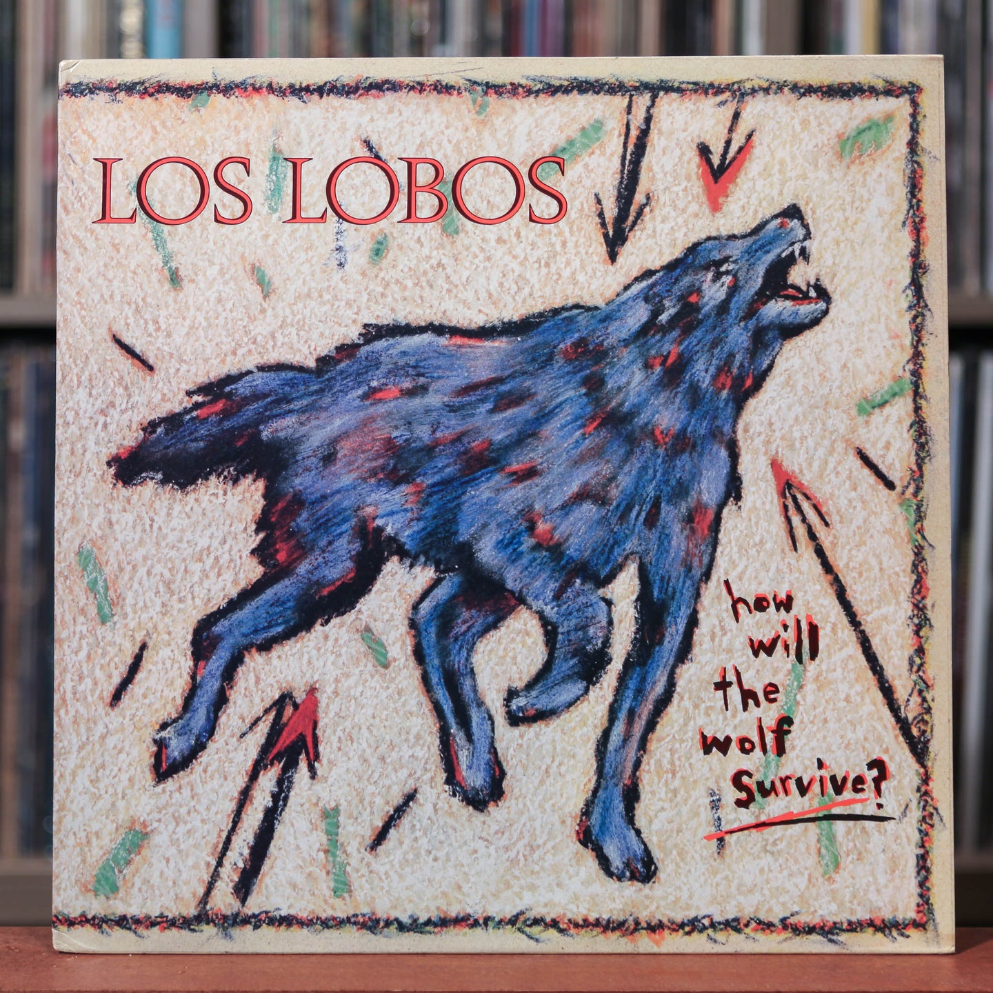 Los Lobos - How Will The Wolf Survive? - 1984 Slash, VG+/EX
