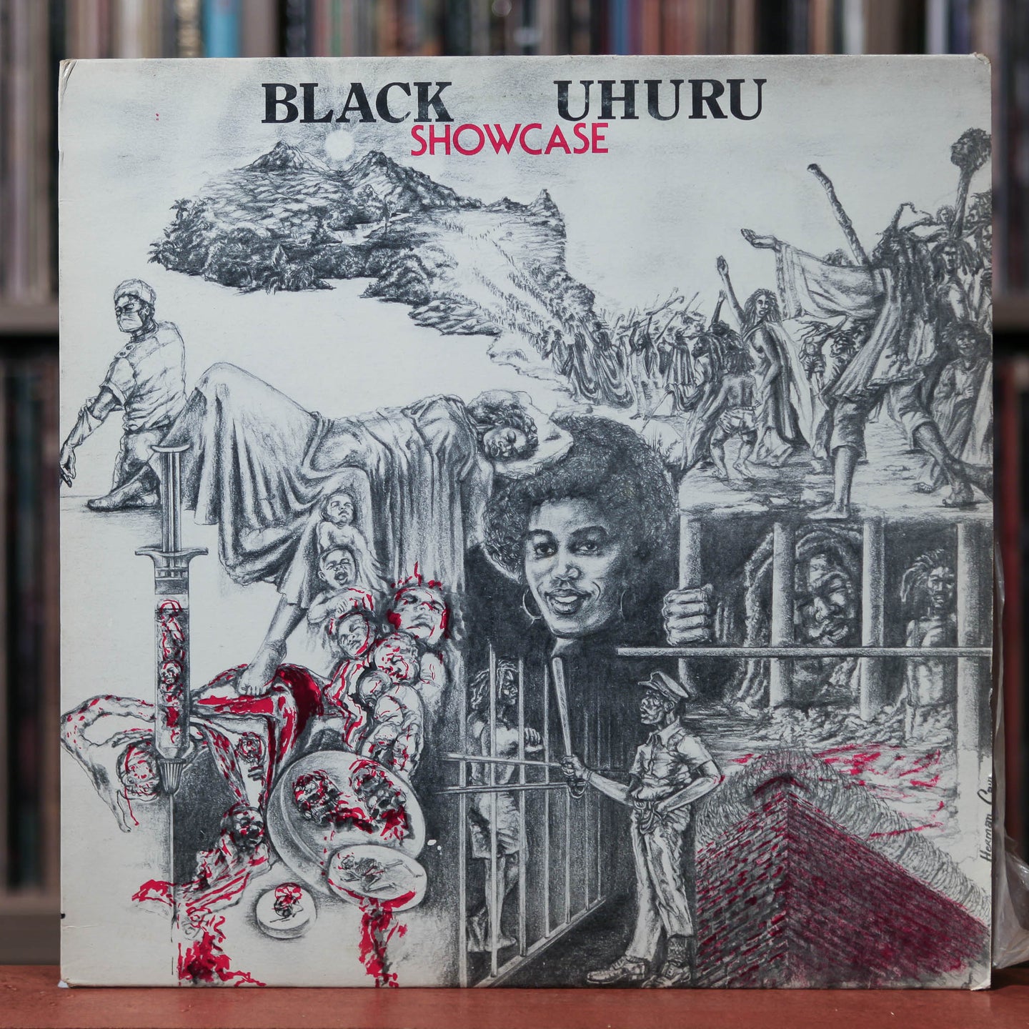 Black Uhuru - Showcase - Canadian Import - 1979 Black Rose, VG+/VG+