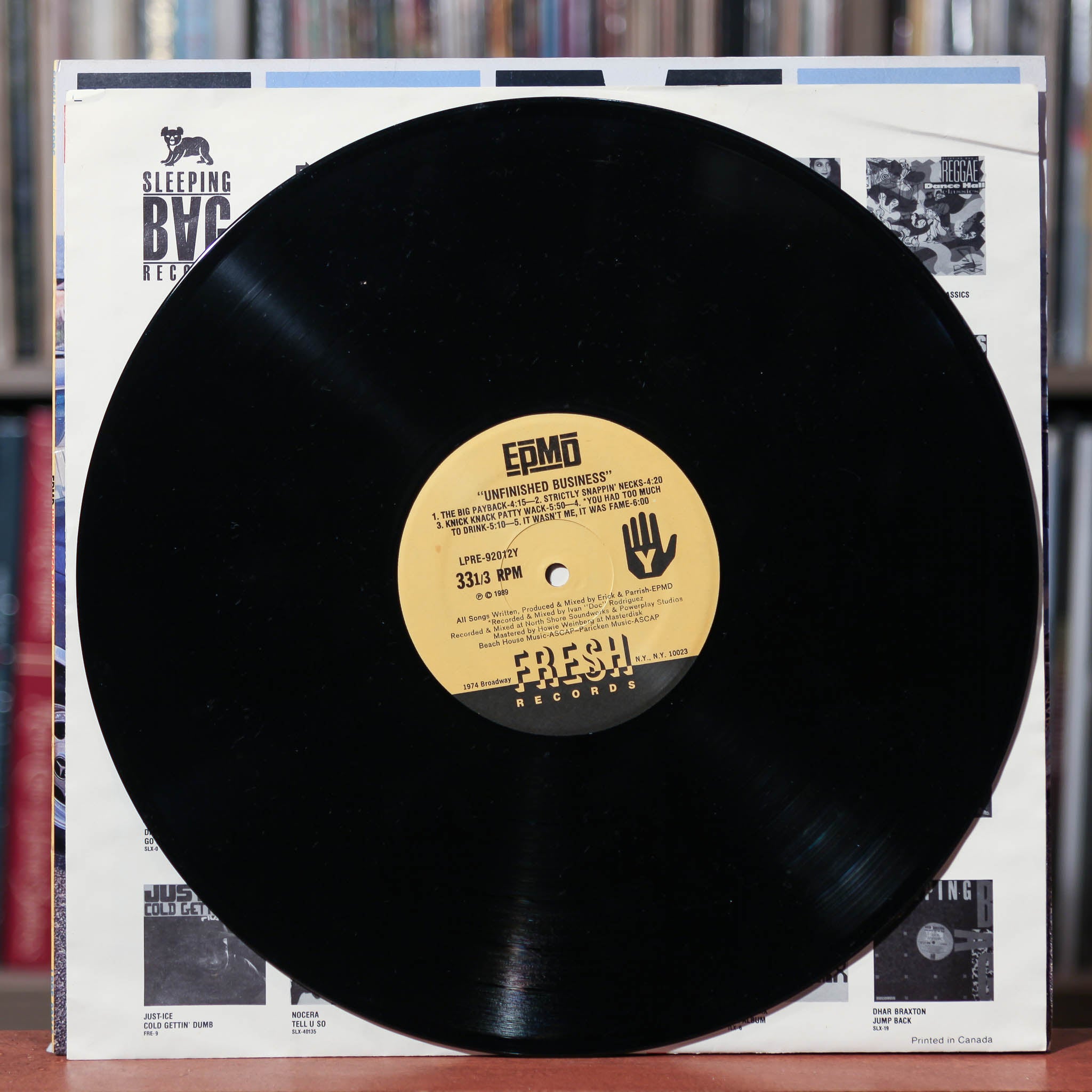EPMD - Unfinished Business - 1989 Fresh Records, EX/VG