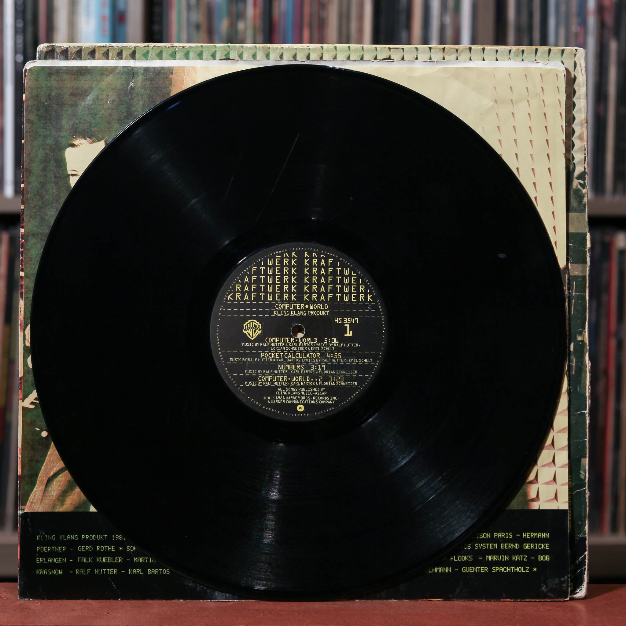Kraftwerk - Computer World - 1981 Warner Bros. Records, G+/G+