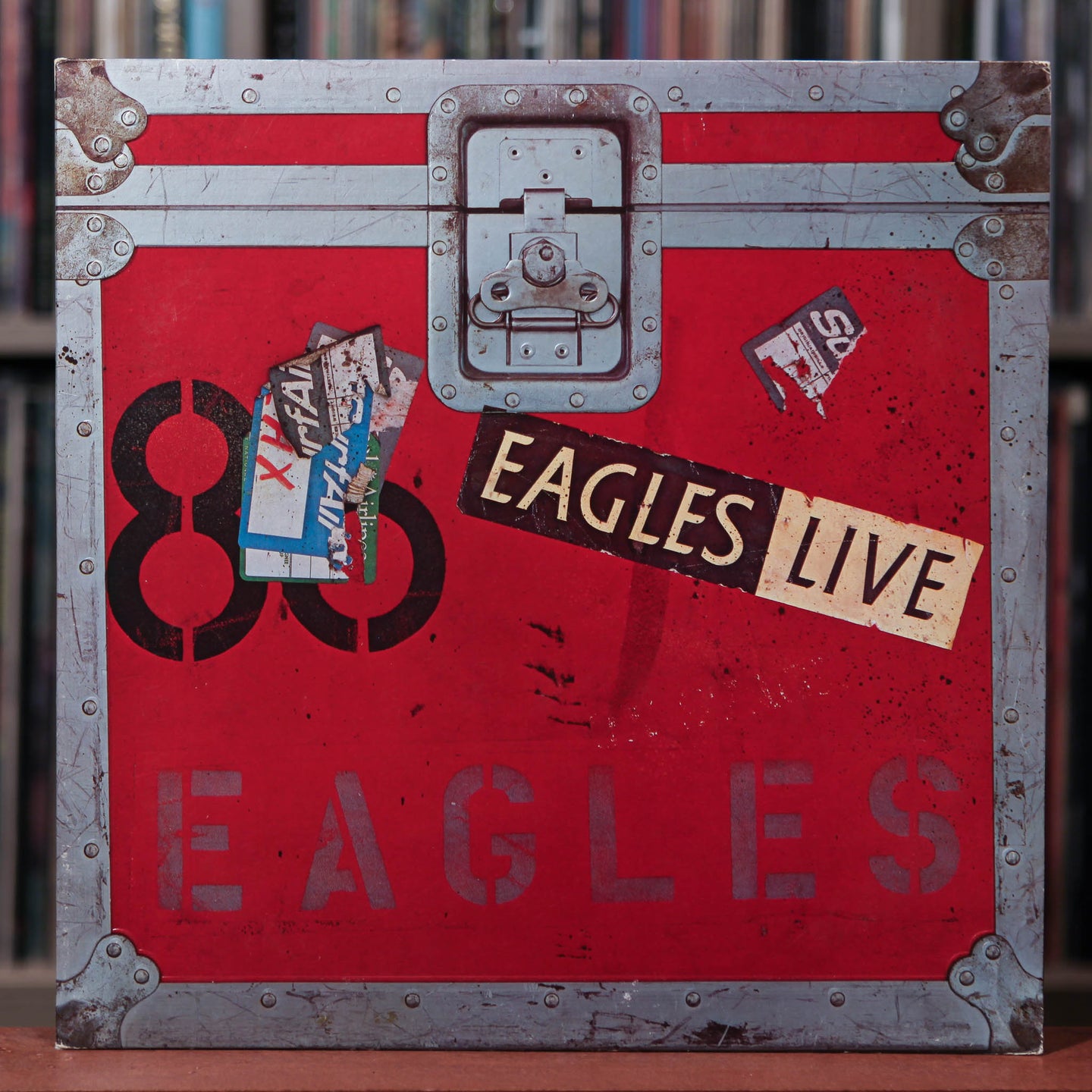 Eagles - Live - 2LP - 1980 Asylum, VG+/VG w/Poster
