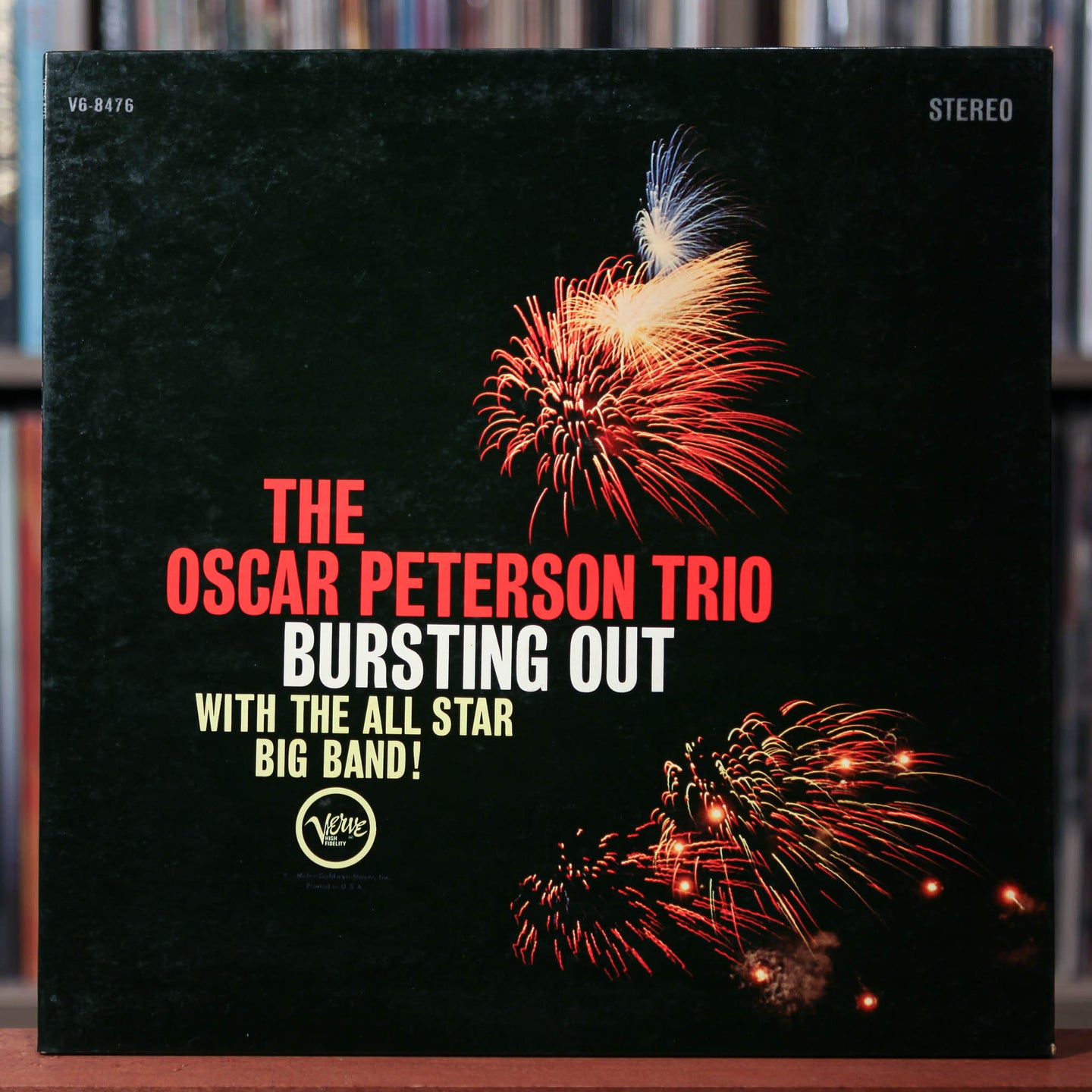 The Oscar Peterson Trio - Bursting Out With The All-Star Big Band  - 1962 Verve, EX/VG+