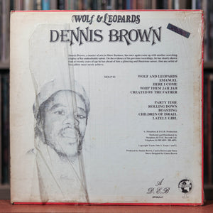 Dennis Brown - Wolf & Leopards - Jamaican Import - 1979 Weed Beat, VG+/VG w/Shrink