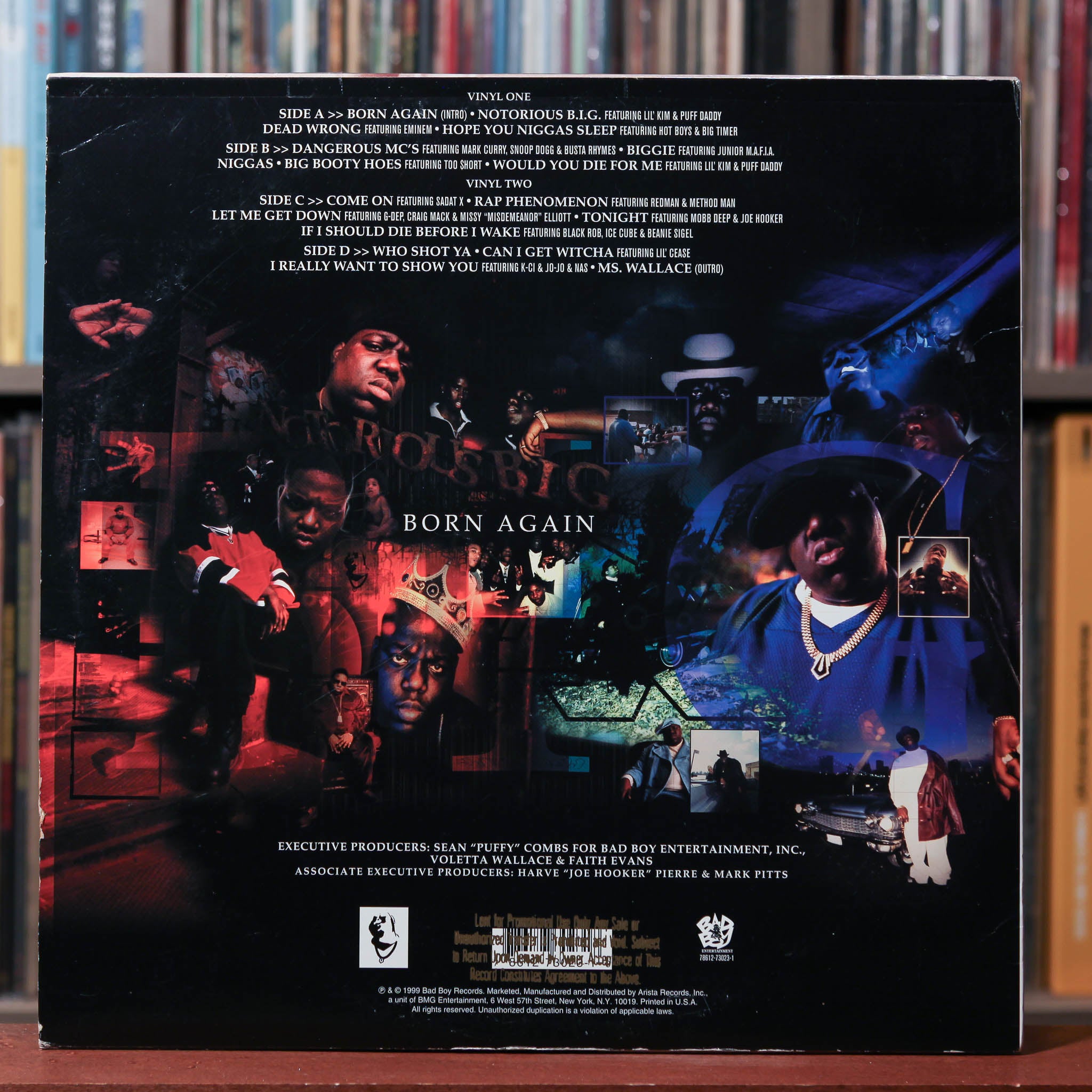 Notorious B.I.G. - Born Again - 2LP PROMO 1999 Bad Boy