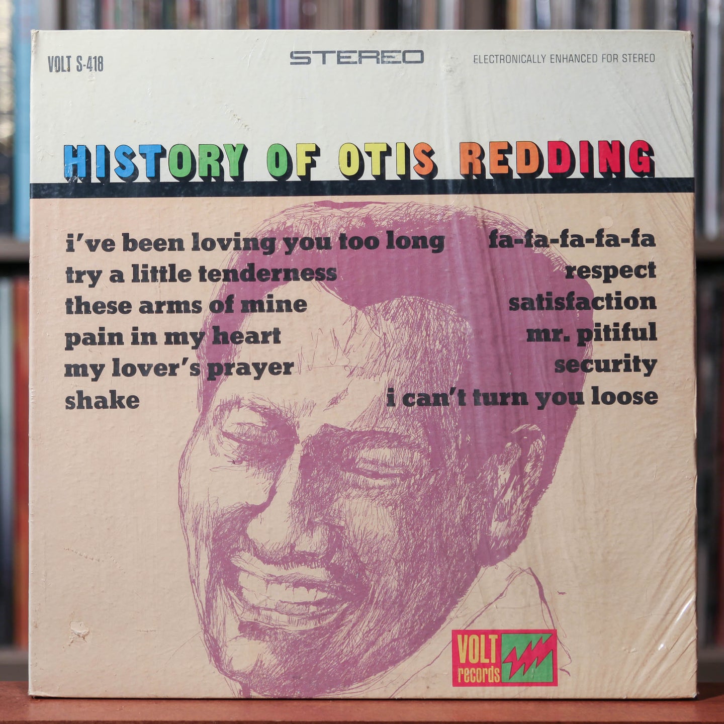 Otis Redding - History Of Otis Redding - 1967 Volt, VG+/VG w/Shrink
