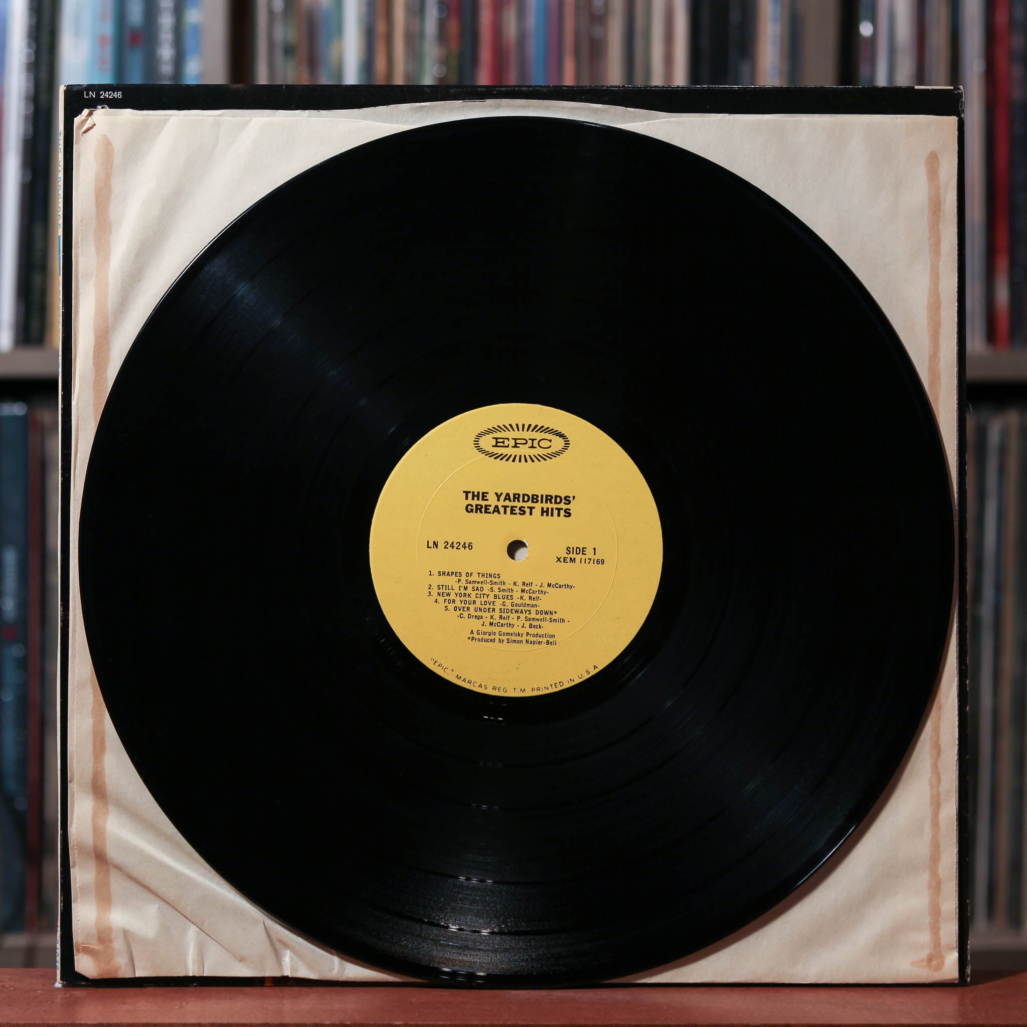 The Yardbirds - The Yardbirds' Greatest Hits - 1967 Epic, VG+/EX