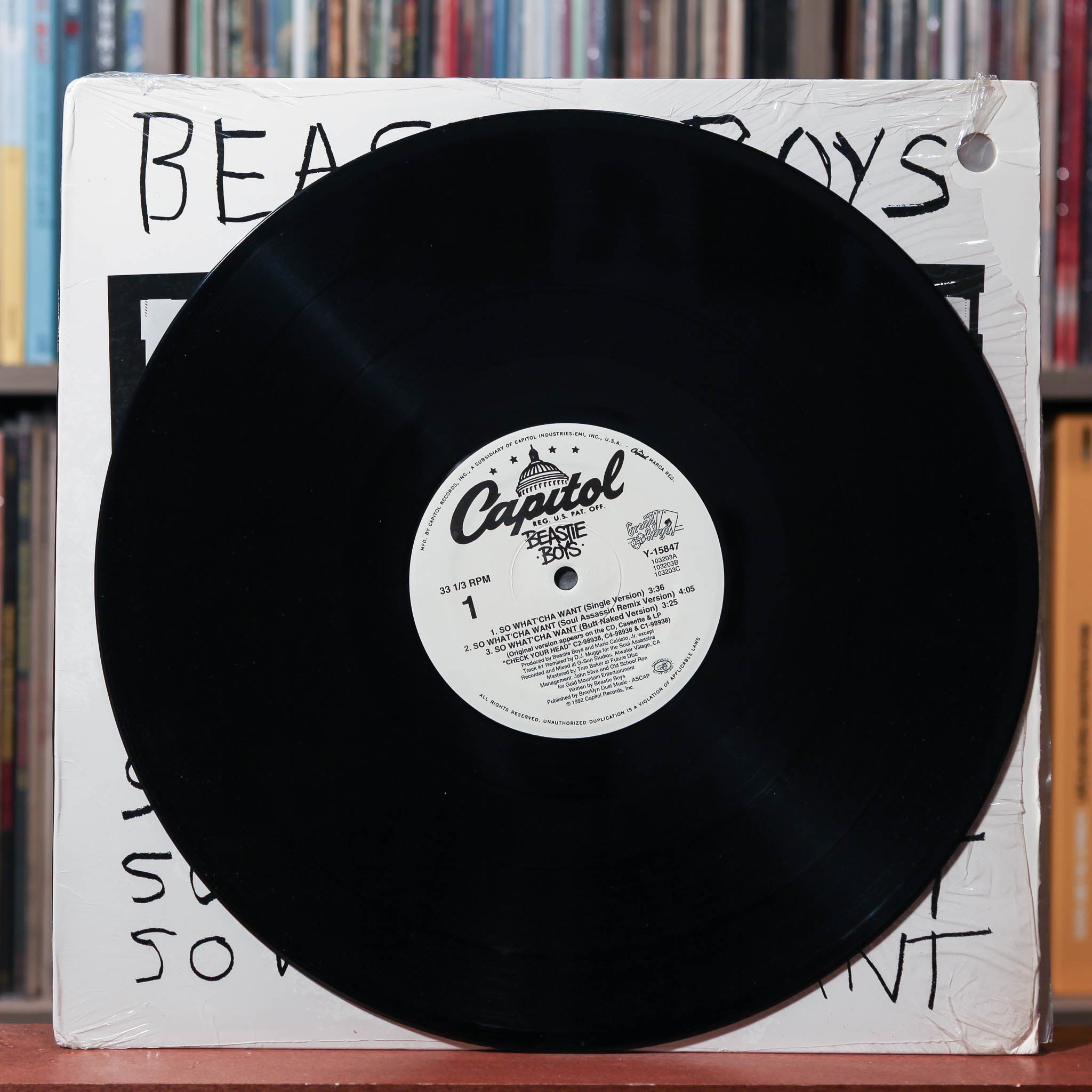 Beastie Boys - So What 'Cha Want - IN SHRINK 1992 Capitol Records, VG/