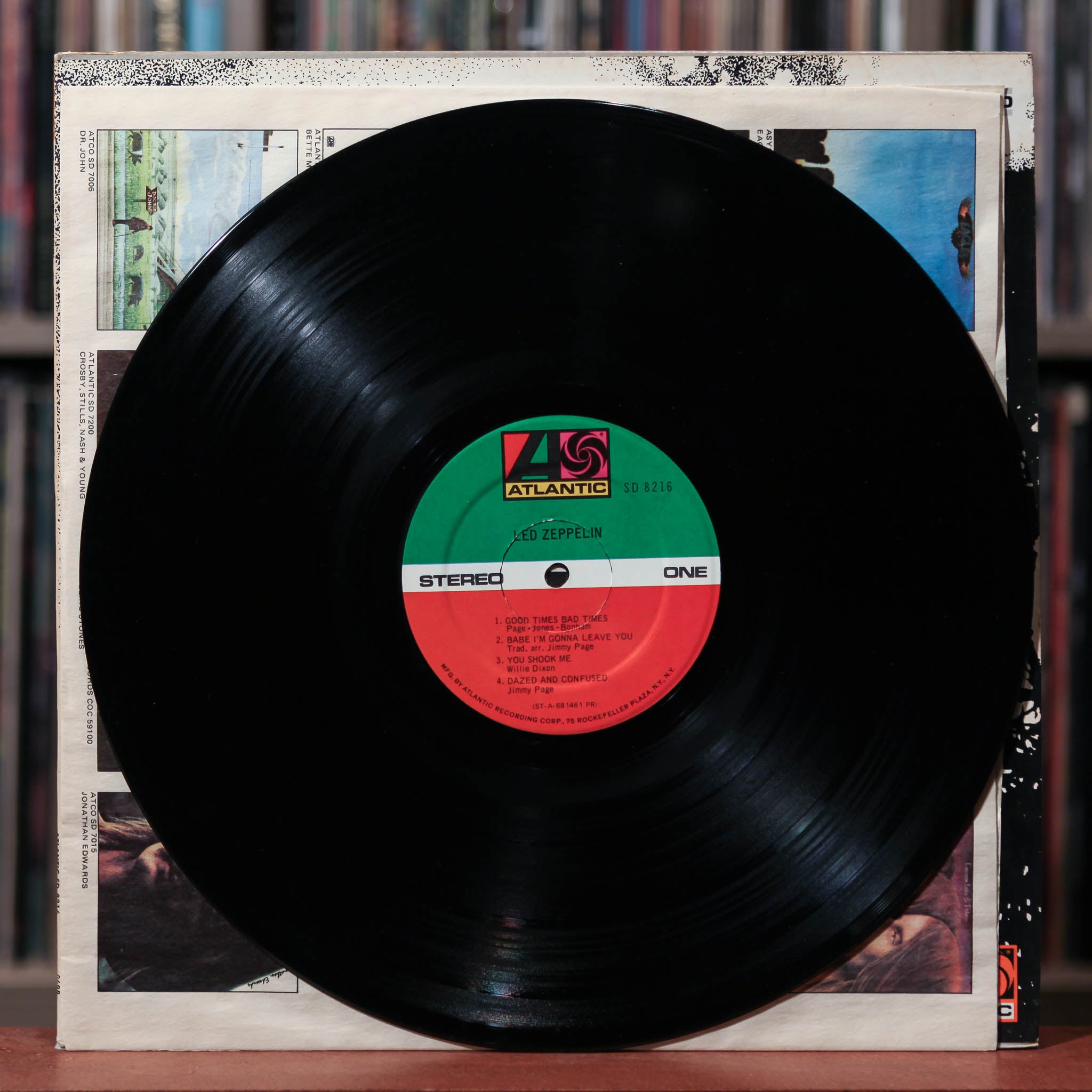 Led Zeppelin - I - 1977 Atlantic, VG+/VG+