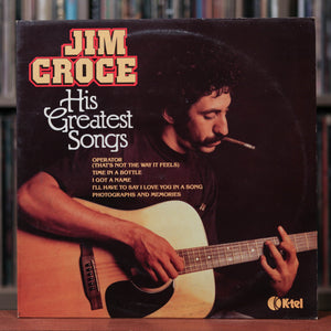 Jim Croce - His Greatest Songs - UK Import - 1980 K-Tel,  VG/VG